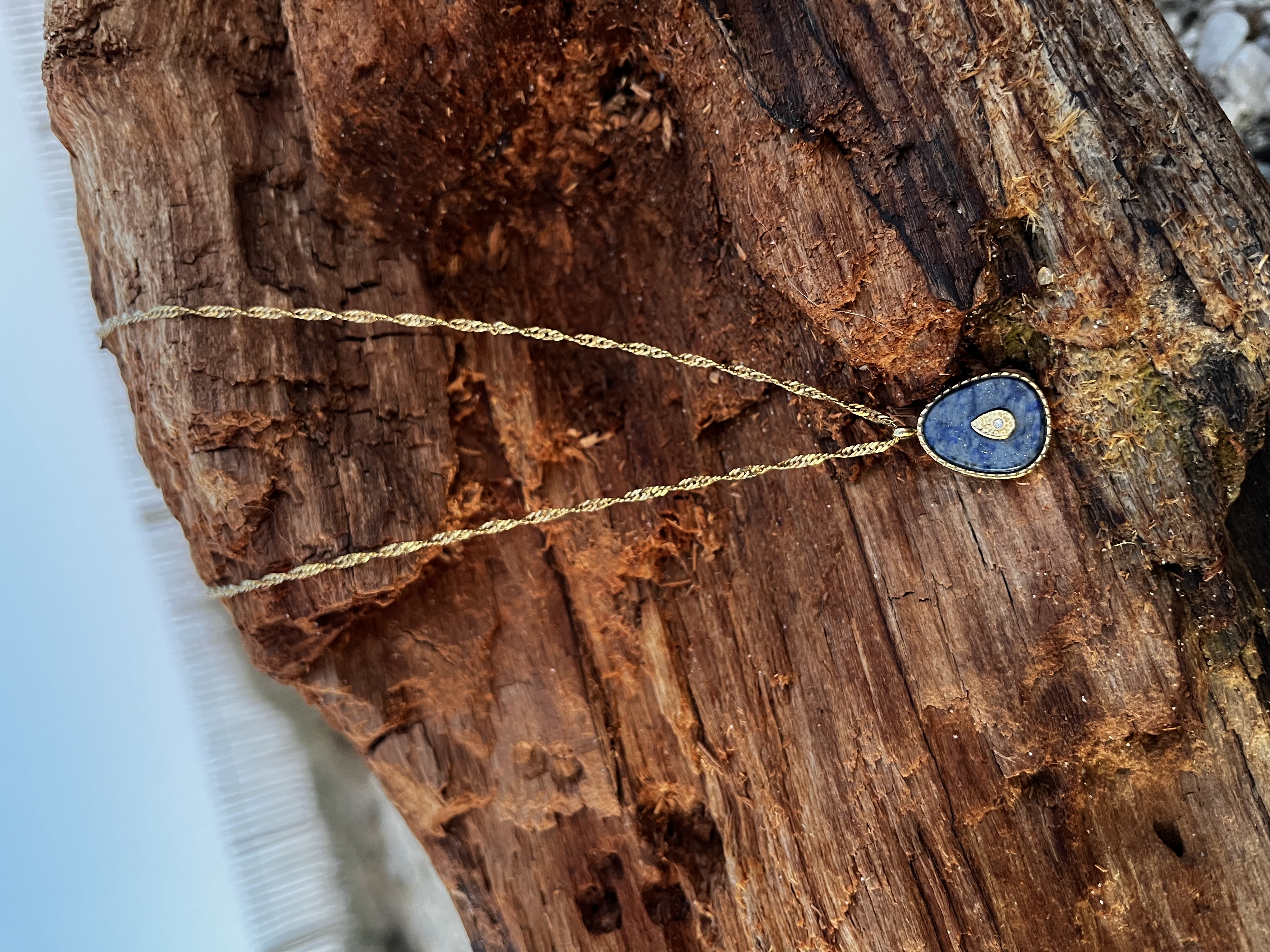 Collier Aura lapis lazuli