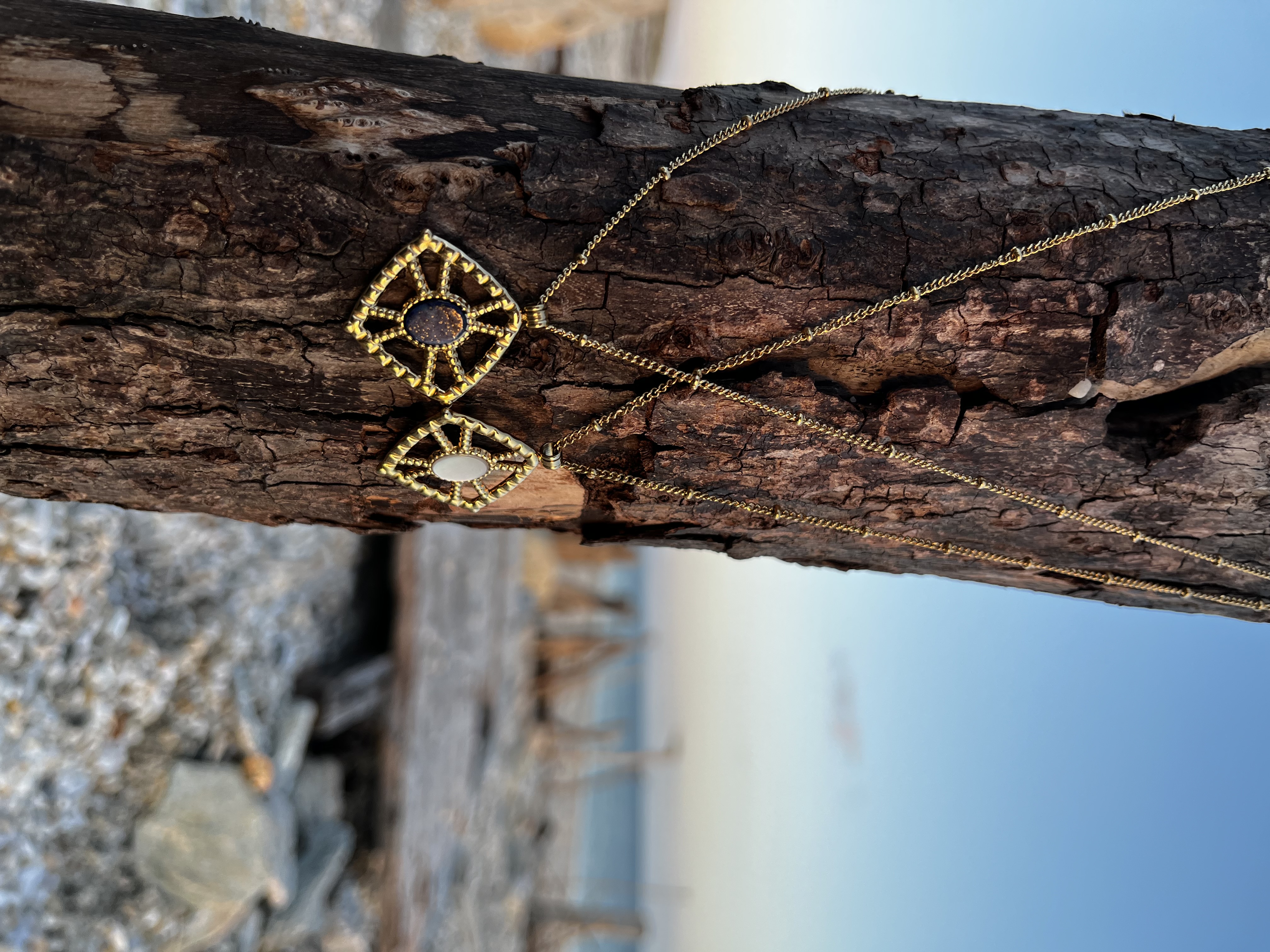 Collier Althéa lapis lazuli