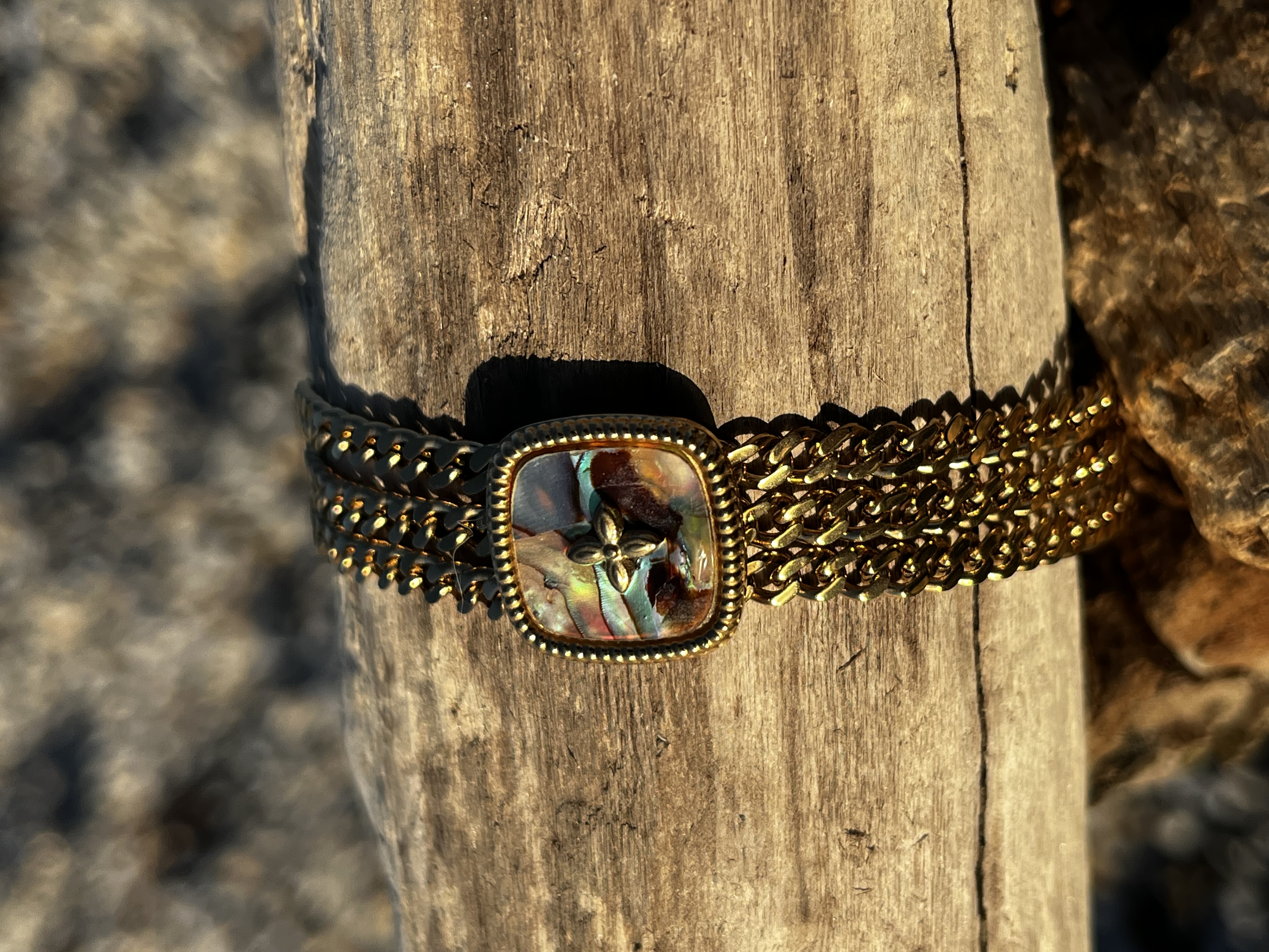 Bracelet Présage nacre multicolore