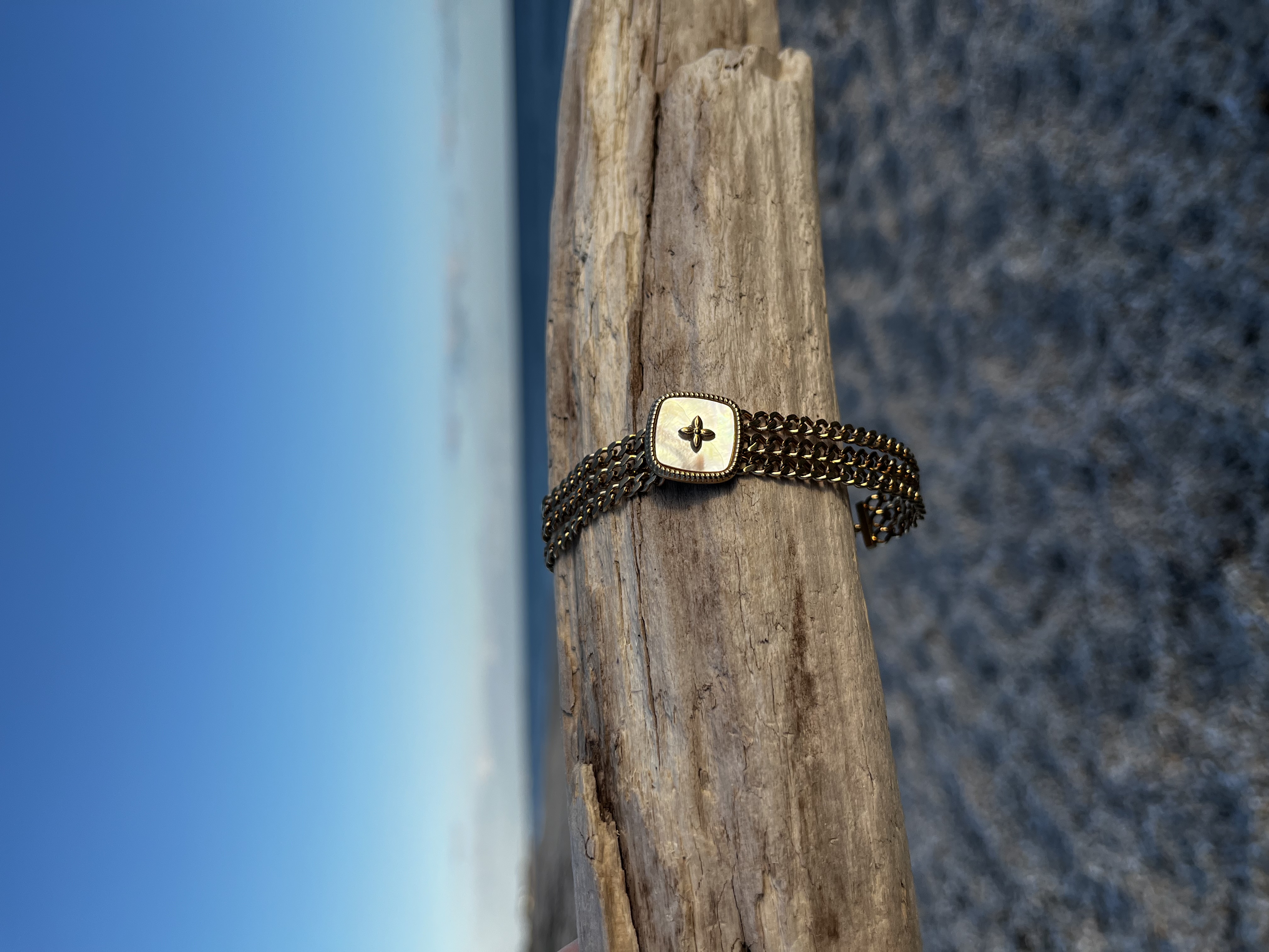 Bracelet Présage nacre blanche