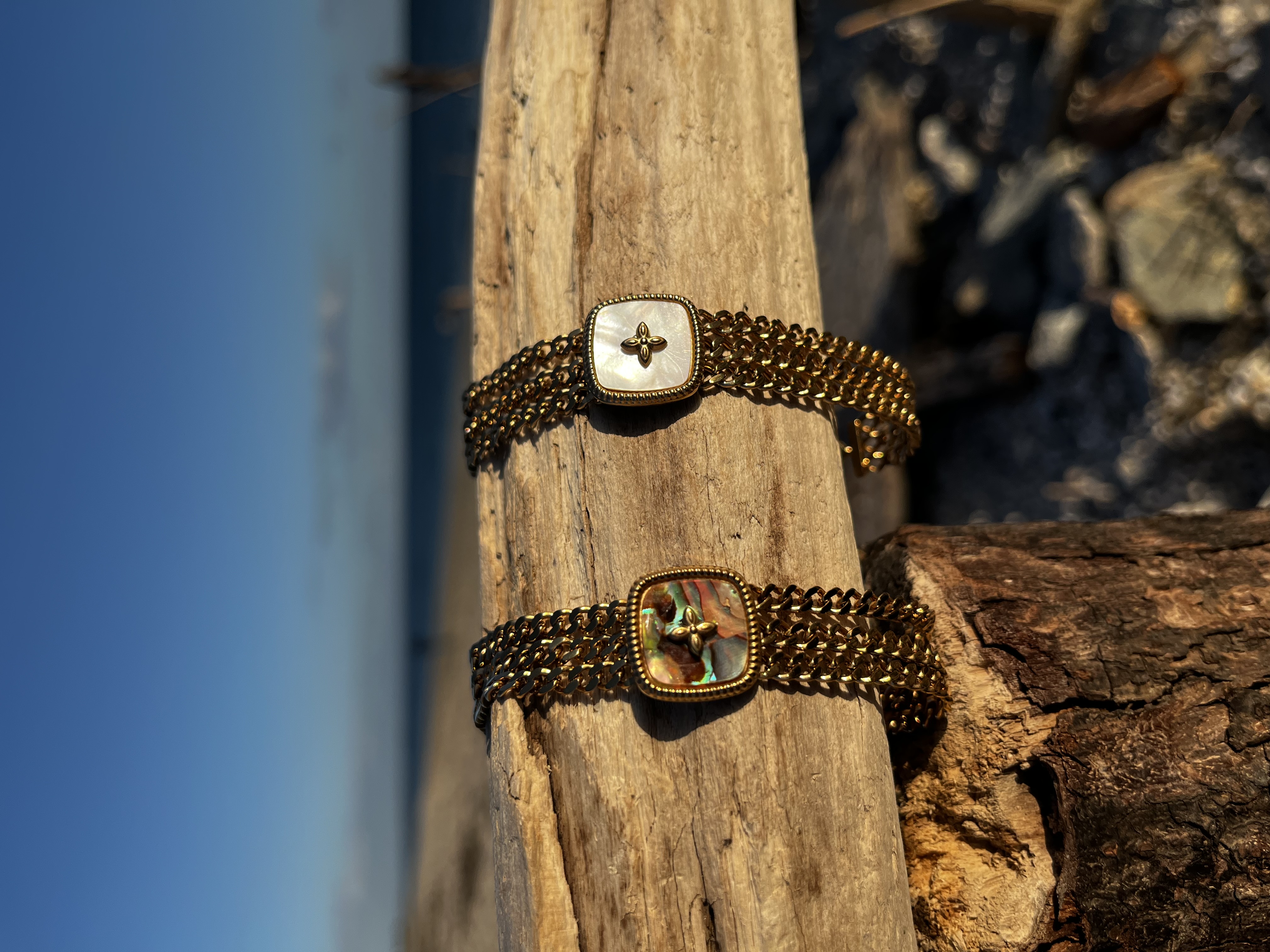 Bracelet Présage nacre blanche