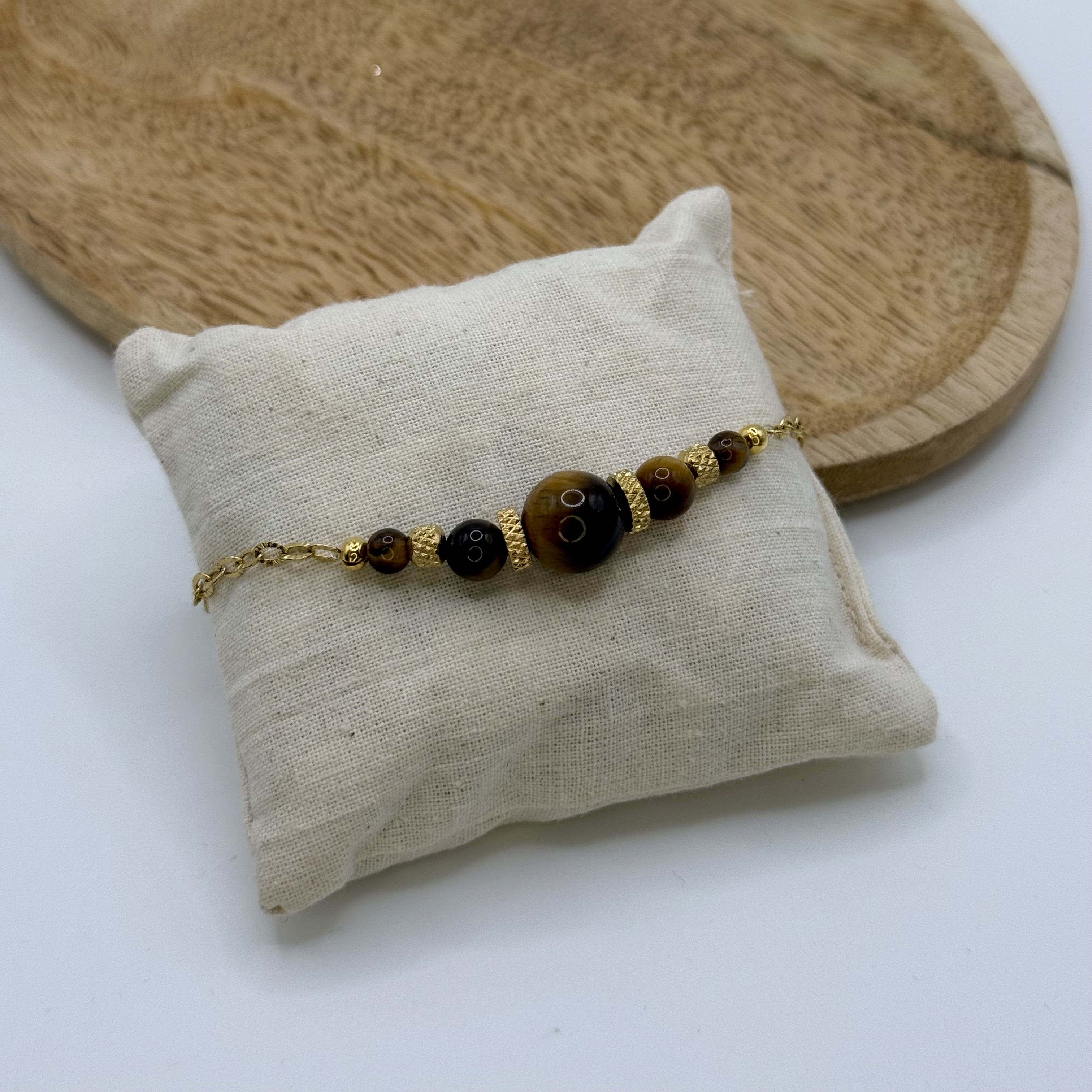 Parure en Oeil de Tigre