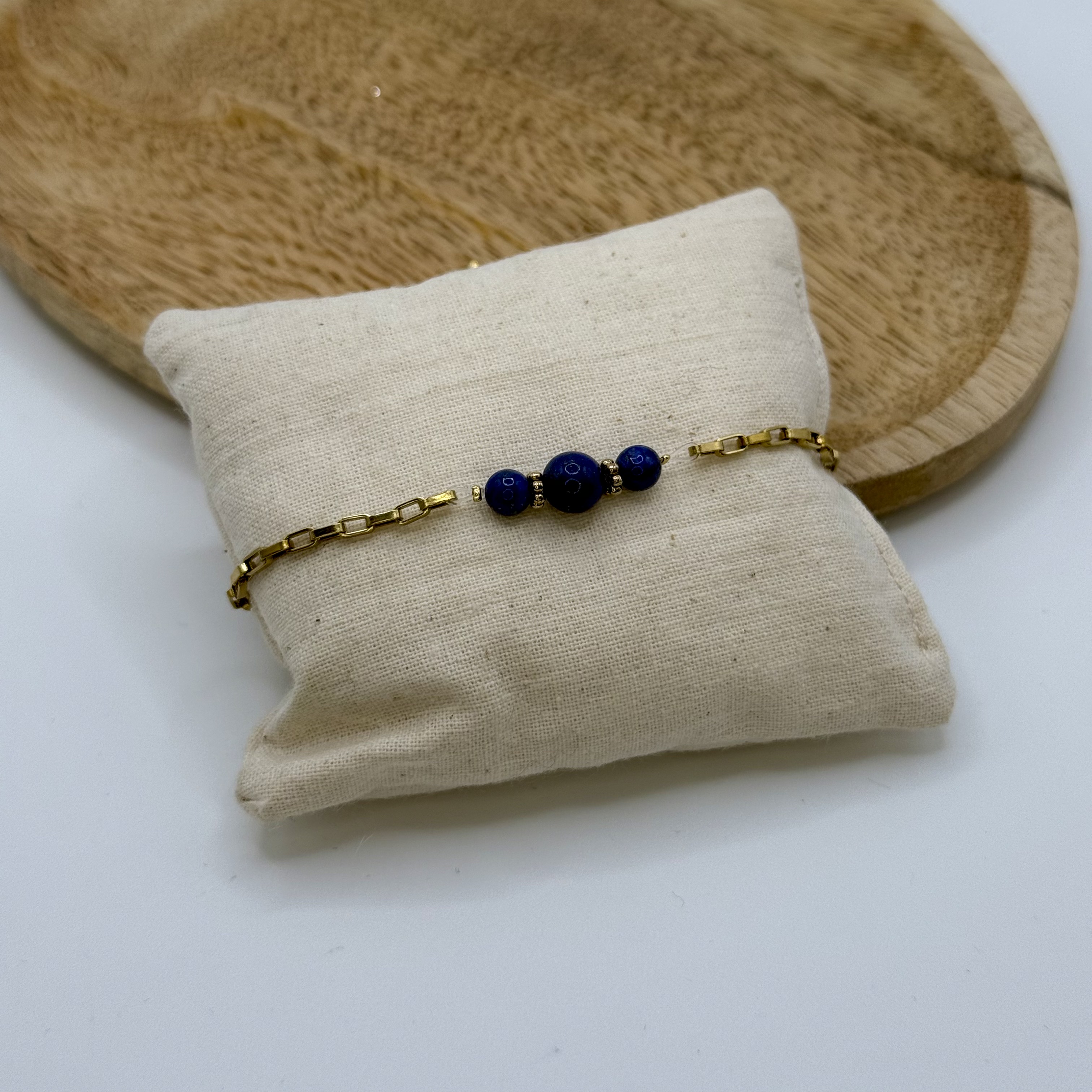 Bracelet fin en Lapis Lazuli