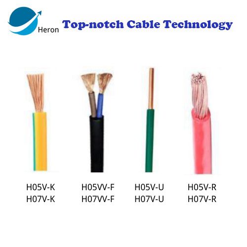 Heron Building Wire & Flexible Cable | H05V-K/H05VV-F/H05V-U/H05V-R| PVC Insulated Copper Electrical Wire for Global Projects