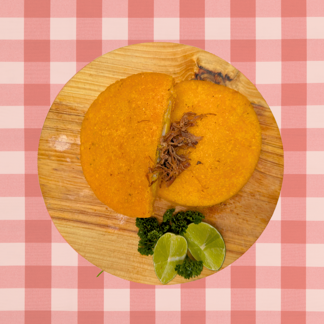  Arepa de Huevo Con Carne