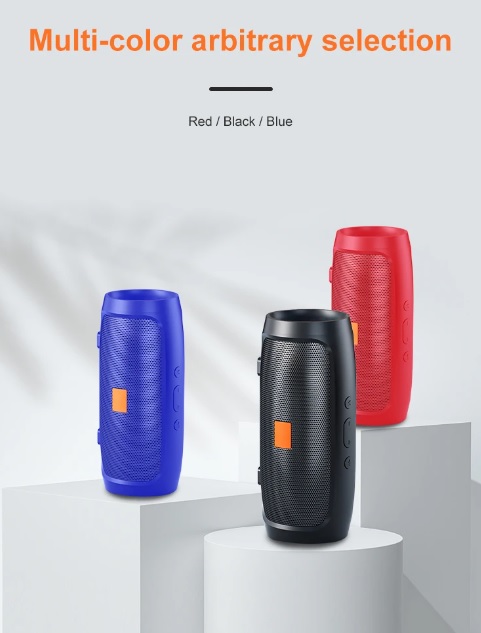 Bluetooth Speaker Dual Speaker Stereo Outdoor Fm Voice Broadcasting Portable Subwoofer 50 Wireless Speaker