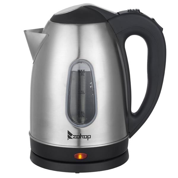 Stainless Steel Electric Kettle with Water Window HD-1802S 220V 2000W 1.8L