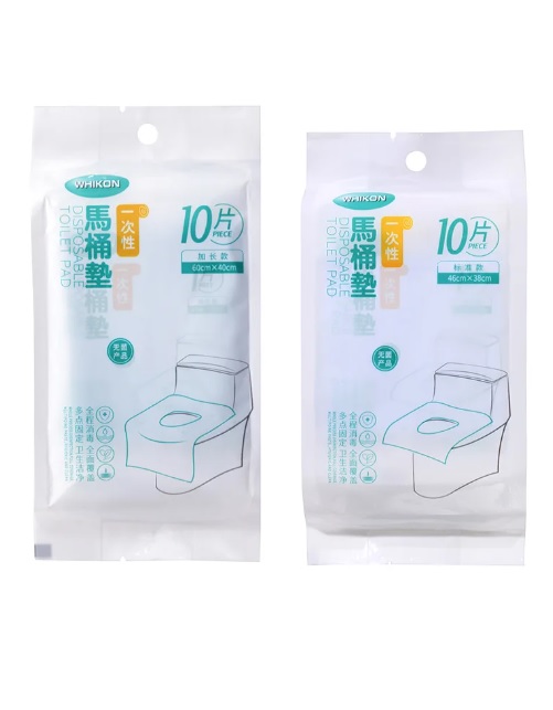 Disposable Toilet Mat Travel Office Malls Waterproof Soft Toilet Paper 10 PCS/Set