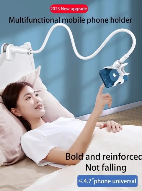 360 Clip Mobile Phone Holder Stand Portable Flexible Lazy Bed Desktop Bracket Desk Mount Stand Base For All Phones