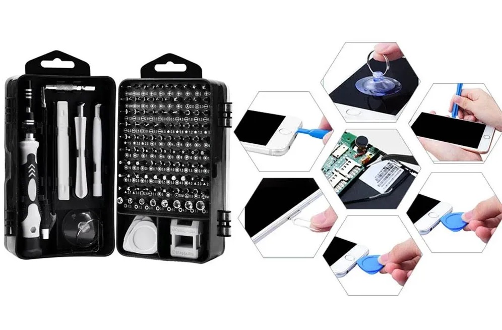  98pcs Precision screwdriver 115-in-1 set multifunctional professional repair tool with magnetic suitable for various repairs