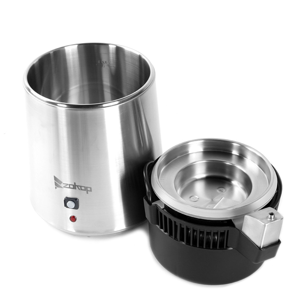 Water Distiller Electric Purifier Stainless Steel Glass Water Filters 750W 