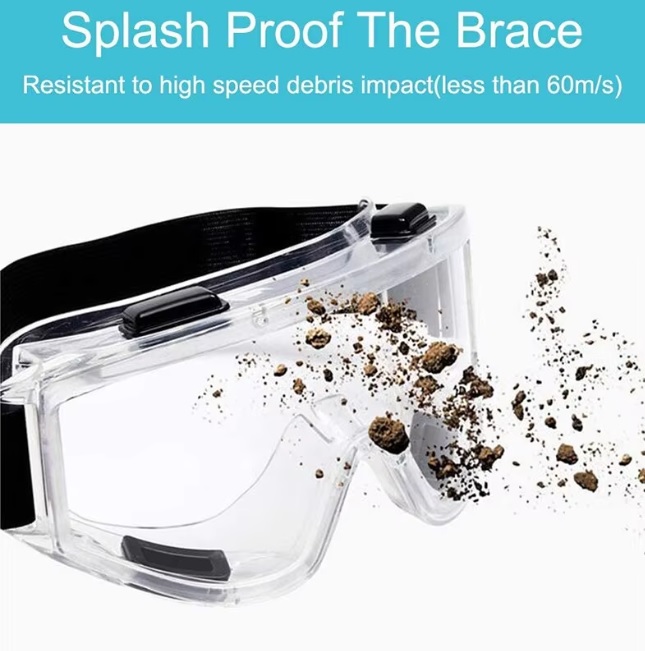 Anti Splash Dust Safety Goggle Proof Work Lab Eyewear Eye Protection Industrial Research Safety Glasses Clear Lens