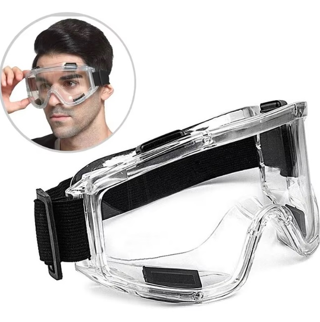 Anti Splash Dust Safety Goggle Proof Work Lab Eyewear Eye Protection Industrial Research Safety Glasses Clear Lens