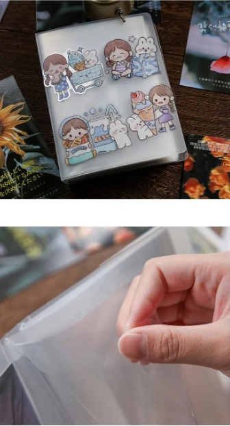 LOTS OF 50  A4 Transparent Plastic Documents Filing Storage Bag(10pcs) & A6 Transparent Storage Booklet (40pcs)