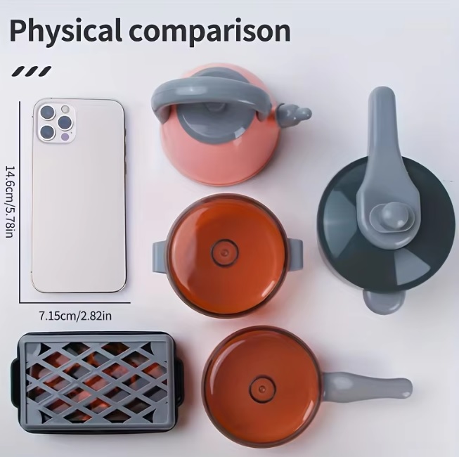 Toy Kitchen Set (28pcs Green) Simulated Kitchen Toy For Children's Pretend Play Set For Boys And Girls