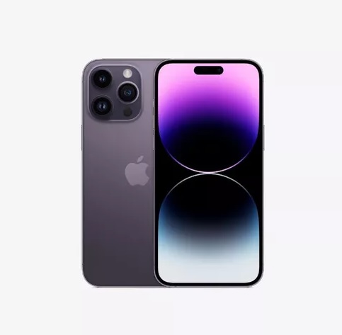 Refurbished iPhone 14 Pro Max 5G (128GB, Dual-SIMs) 12month Agavend Warranty- Purple