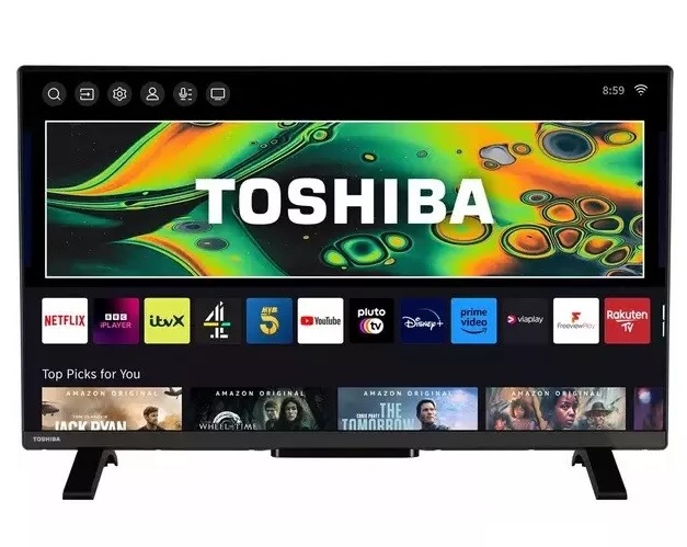 Toshiba 32" SMART Full HD TV 32LV2353DB HDR LED Freeview Play Works With Alexa