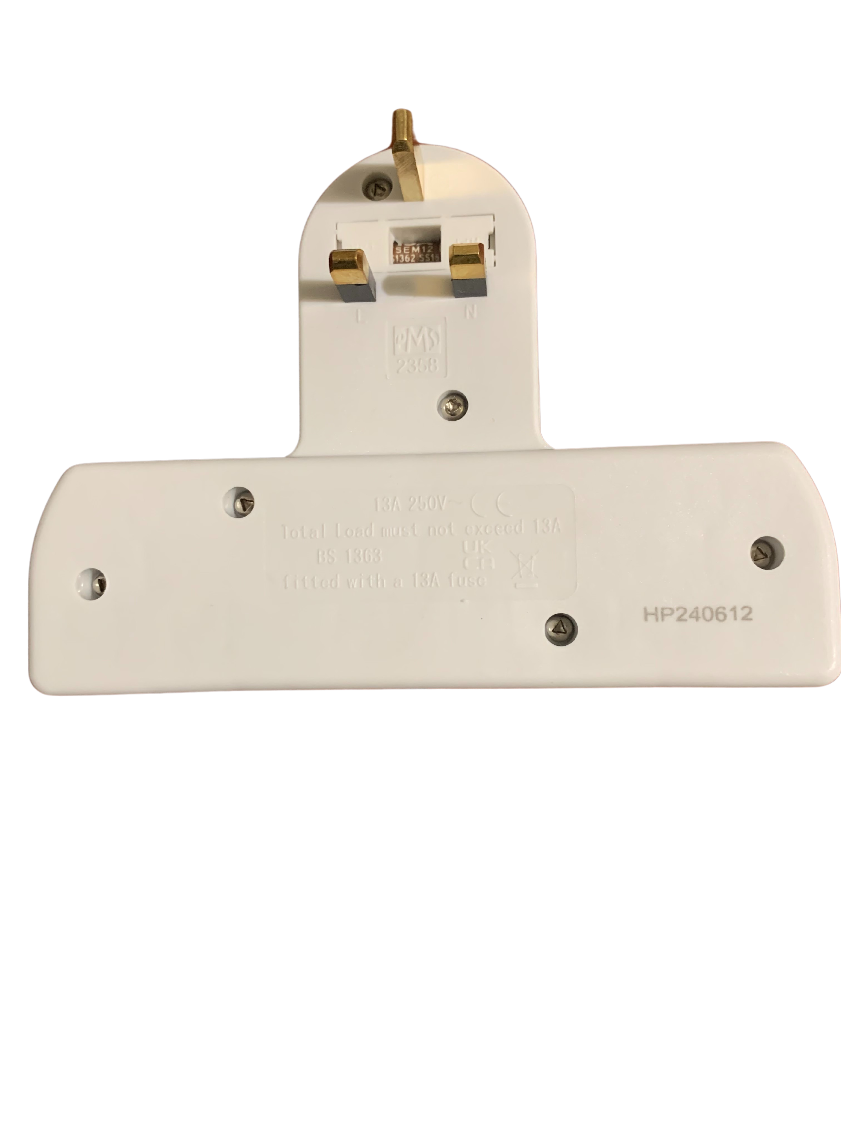  3 Way Cable Free Socket Adaptor 13 AMP