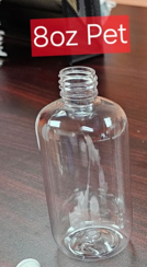 8oz PET Bottles (Clear)
