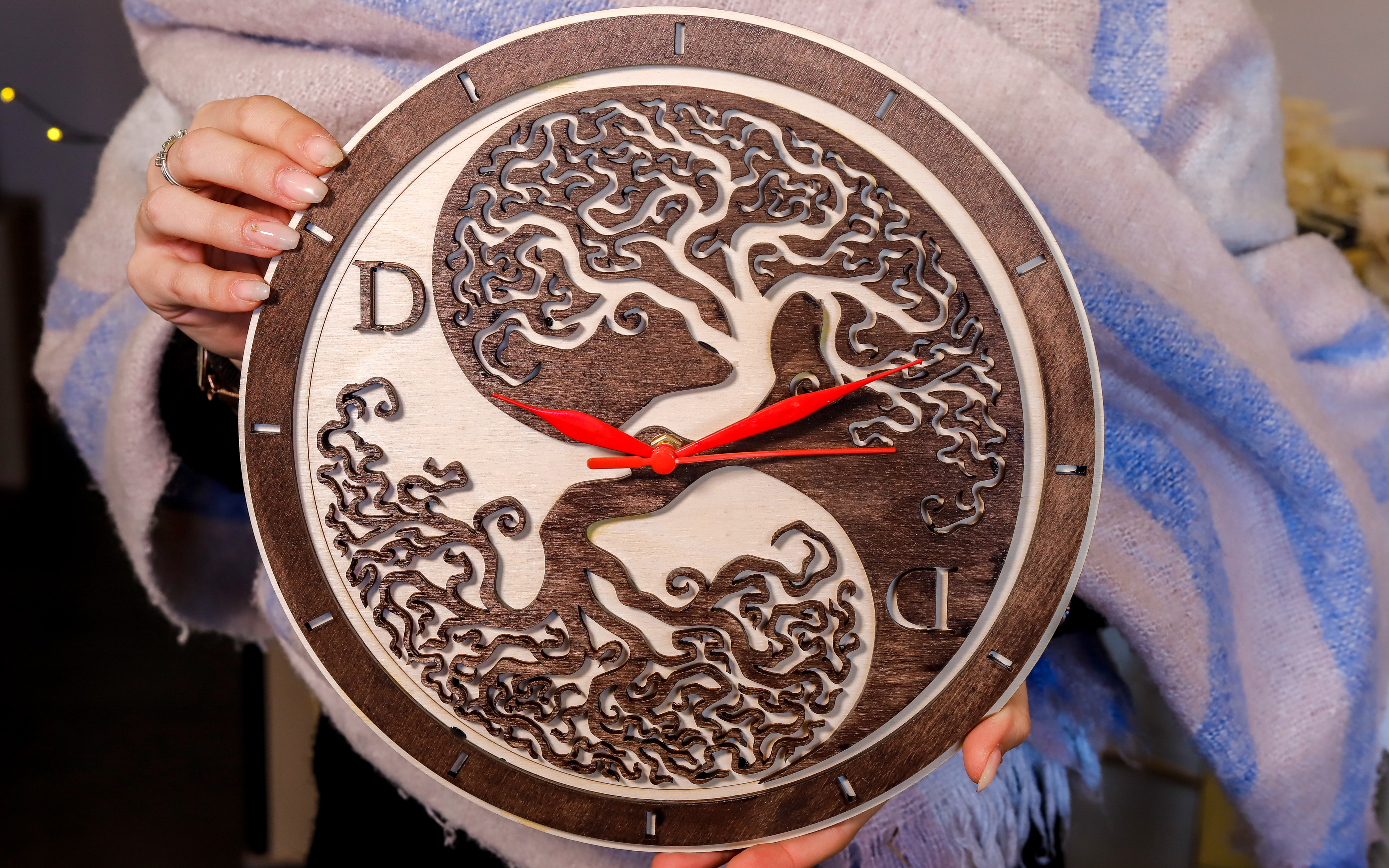 orologio tema albero della vita