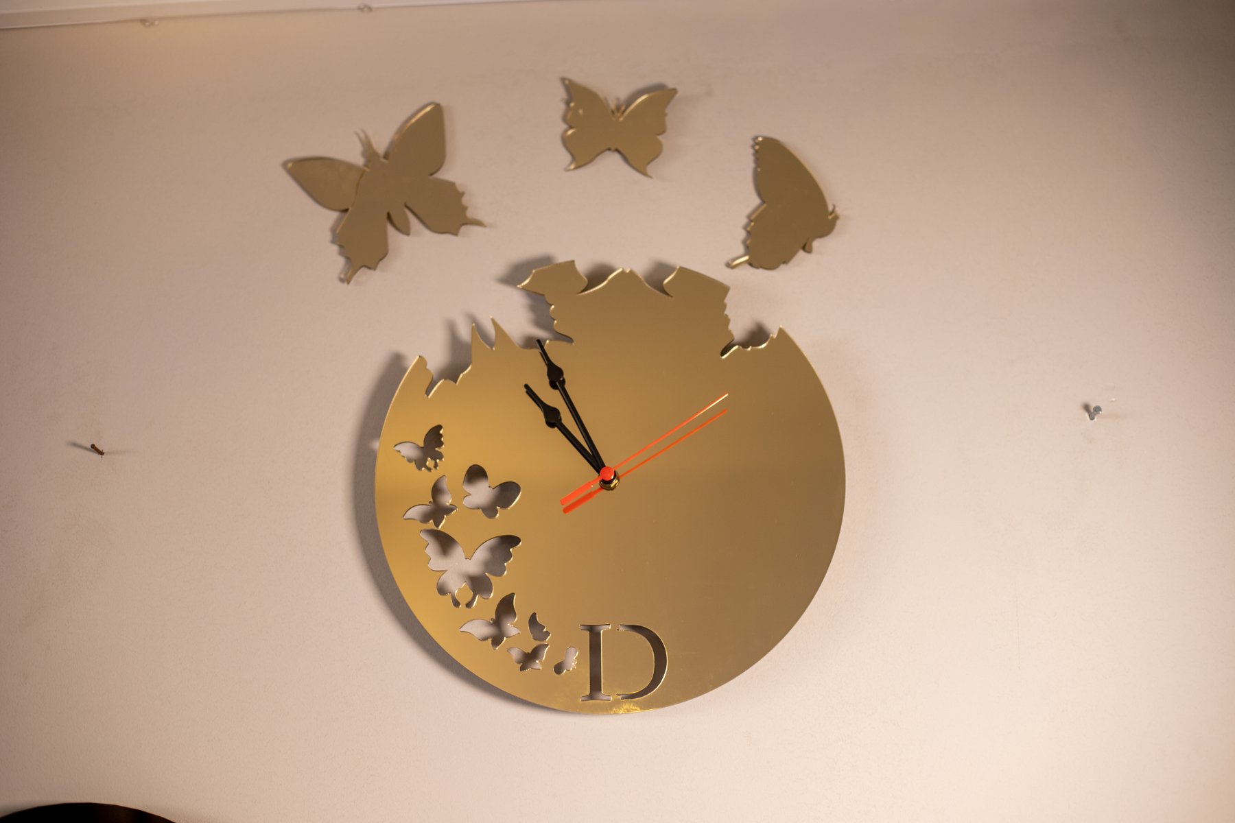 orologio tema farfalle