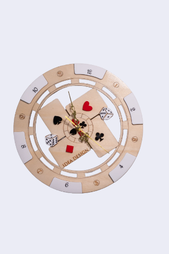 orologio tema poker