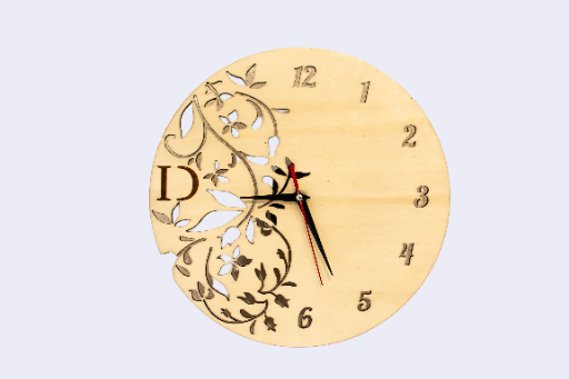 orologio tema fiori
