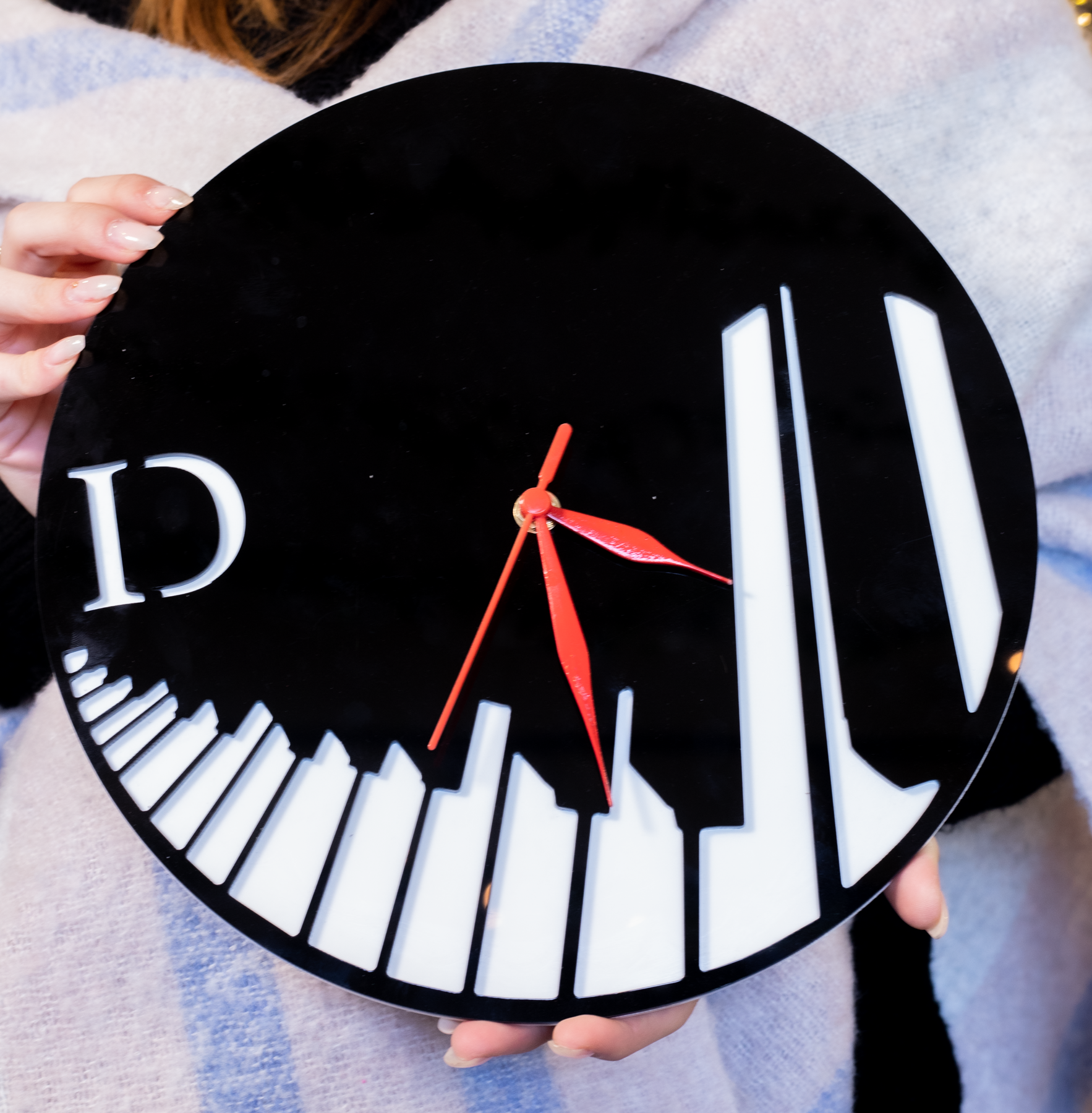 orologio tema pianoforte