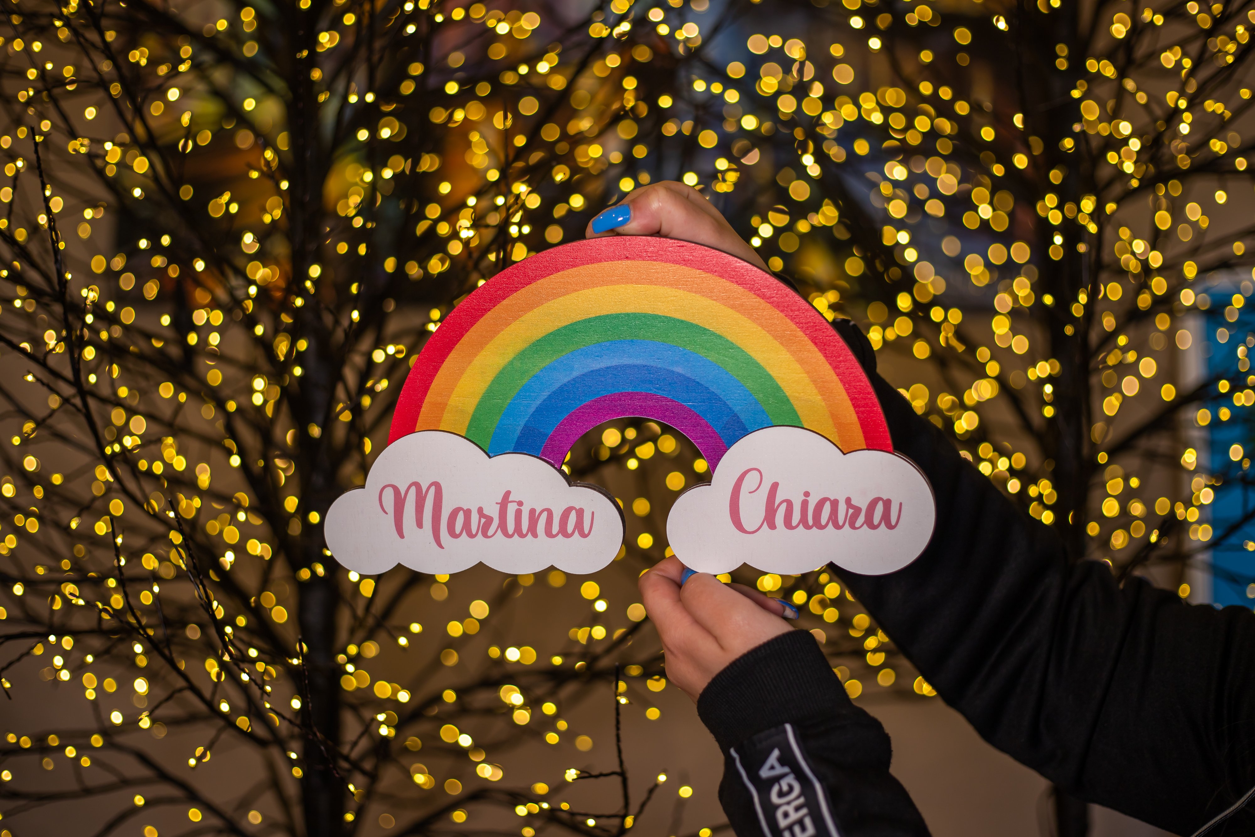 dietroporta tema arcobaleno