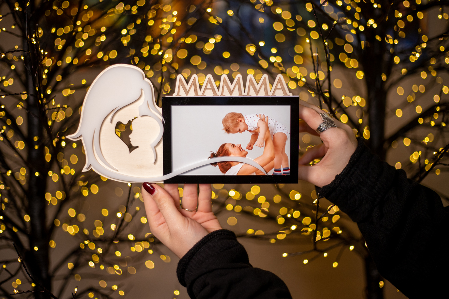 portafoto tema mamma