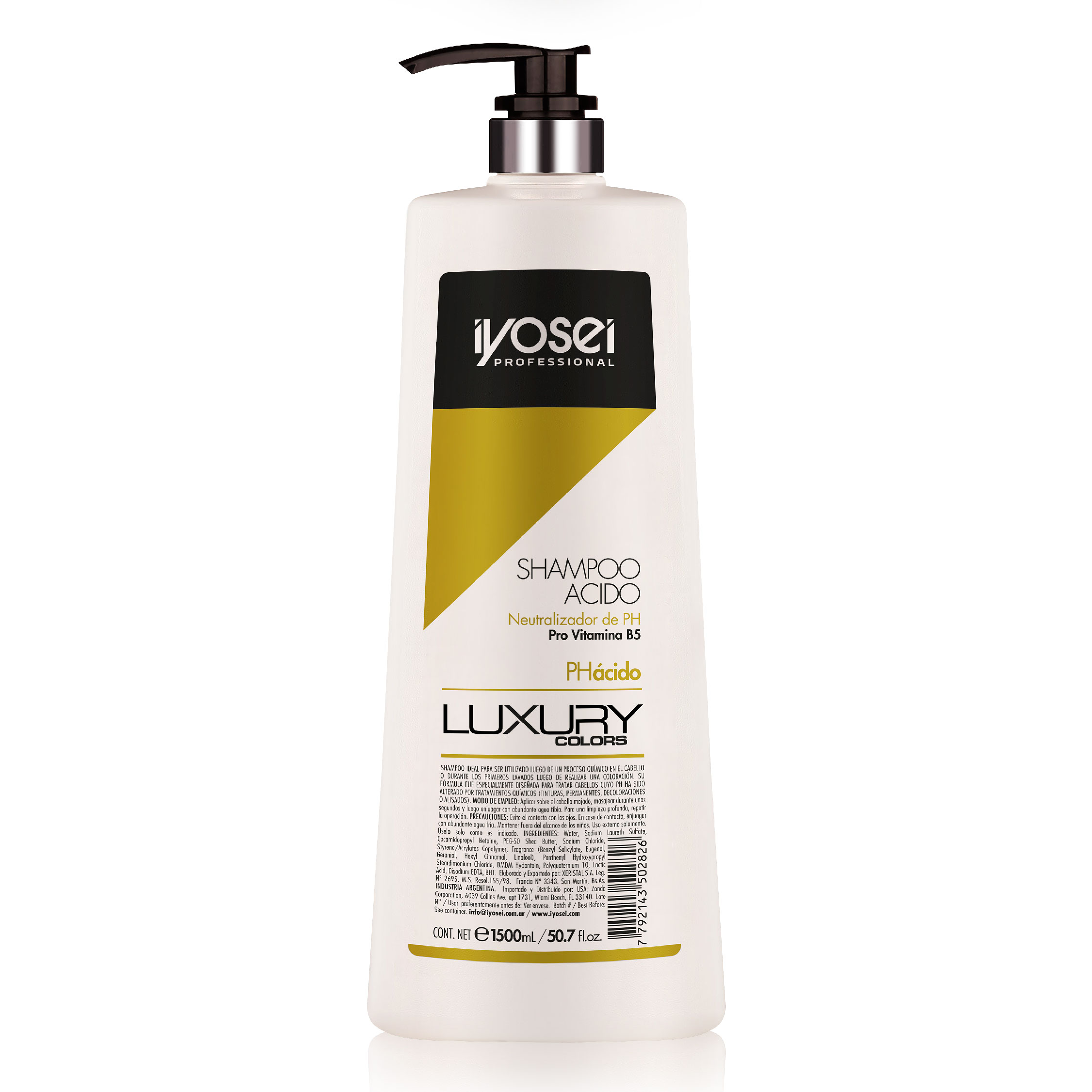 SHAMPOO ACIDO NEUTRALIZADOR DE PH