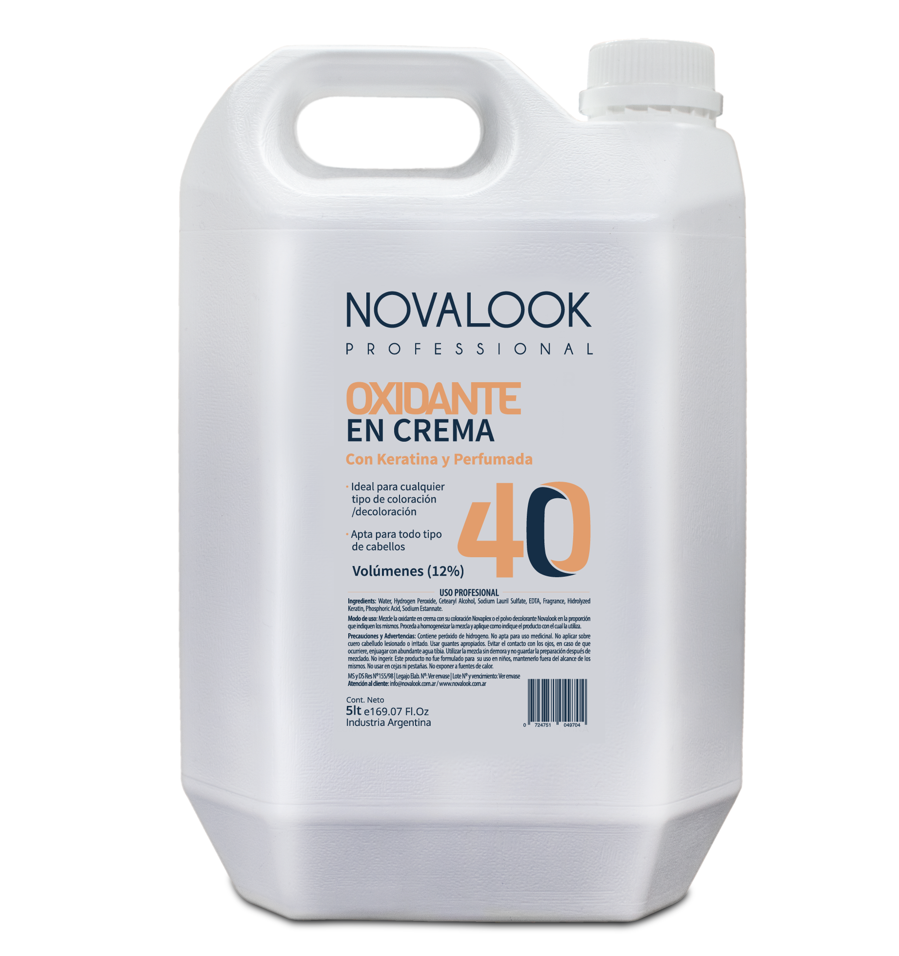 OXIDANTE EN CREMA 40 VOL
