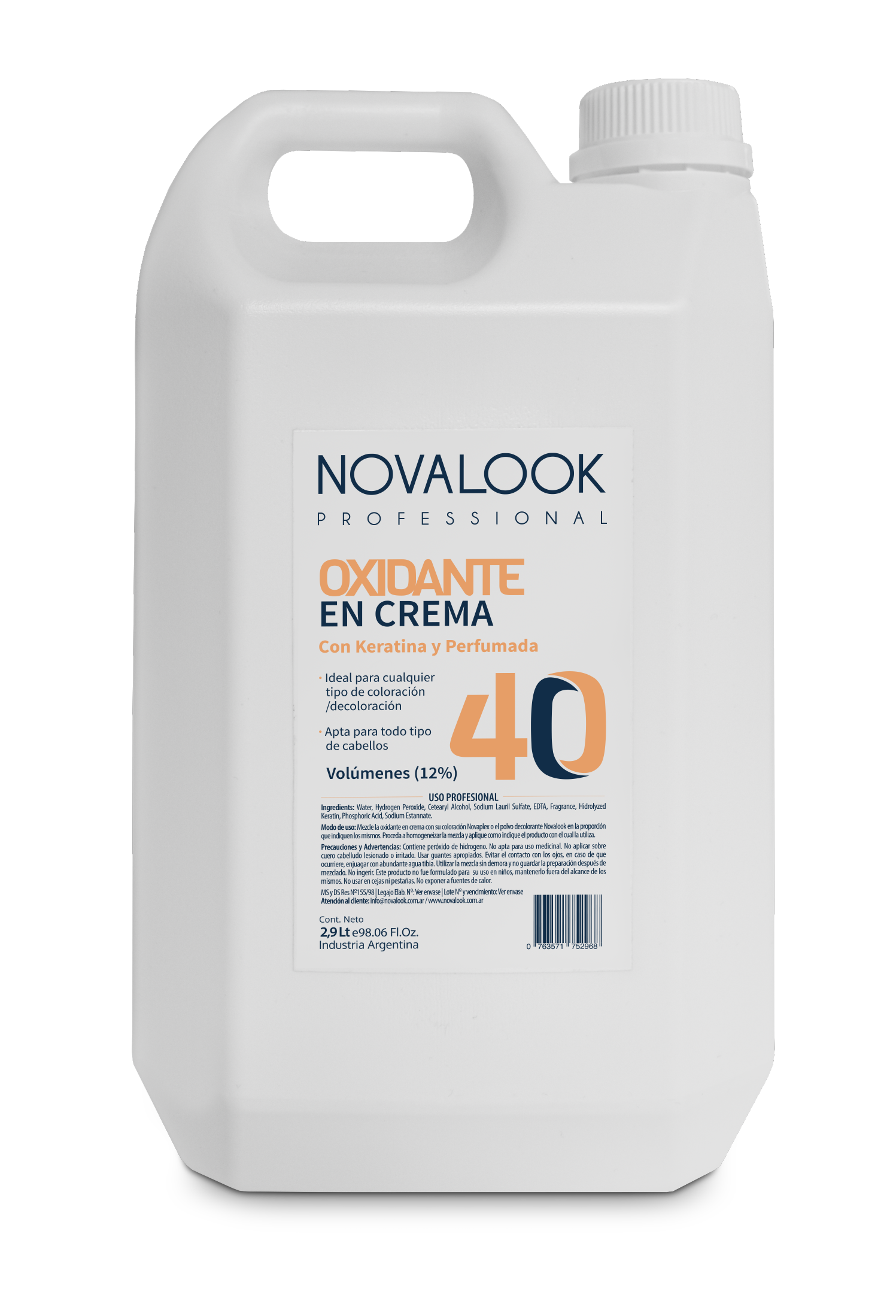 OXIDANTE EN CREMA 40 VOL