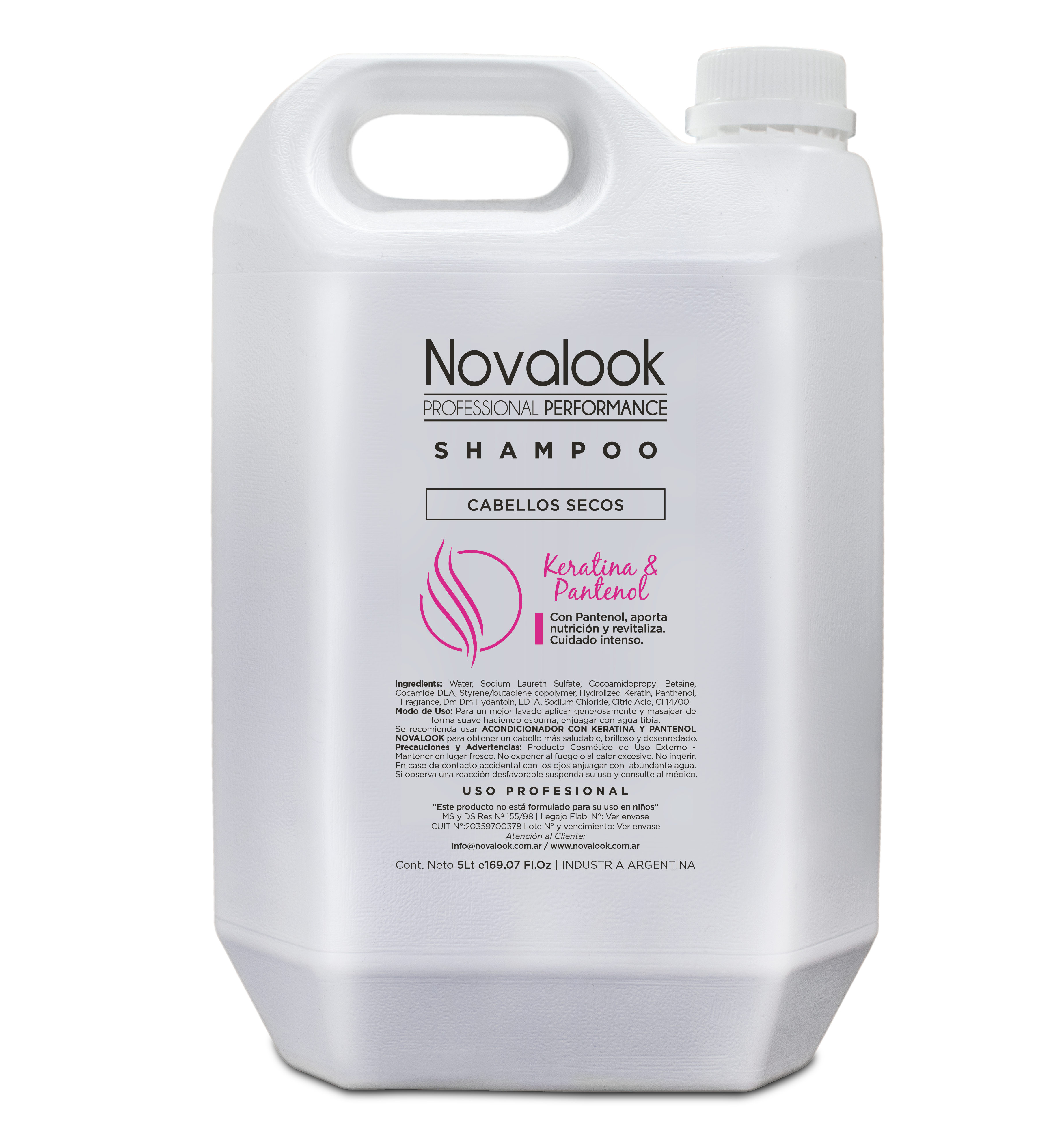 SHAMPOO CON KERATINA & PANTENOL