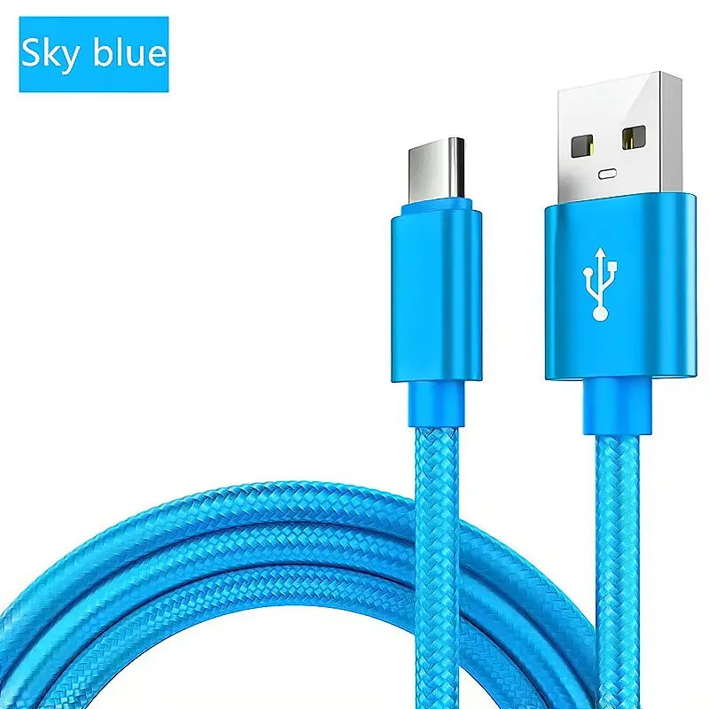 Cabo de Carregamento Rápido USB para USB-C