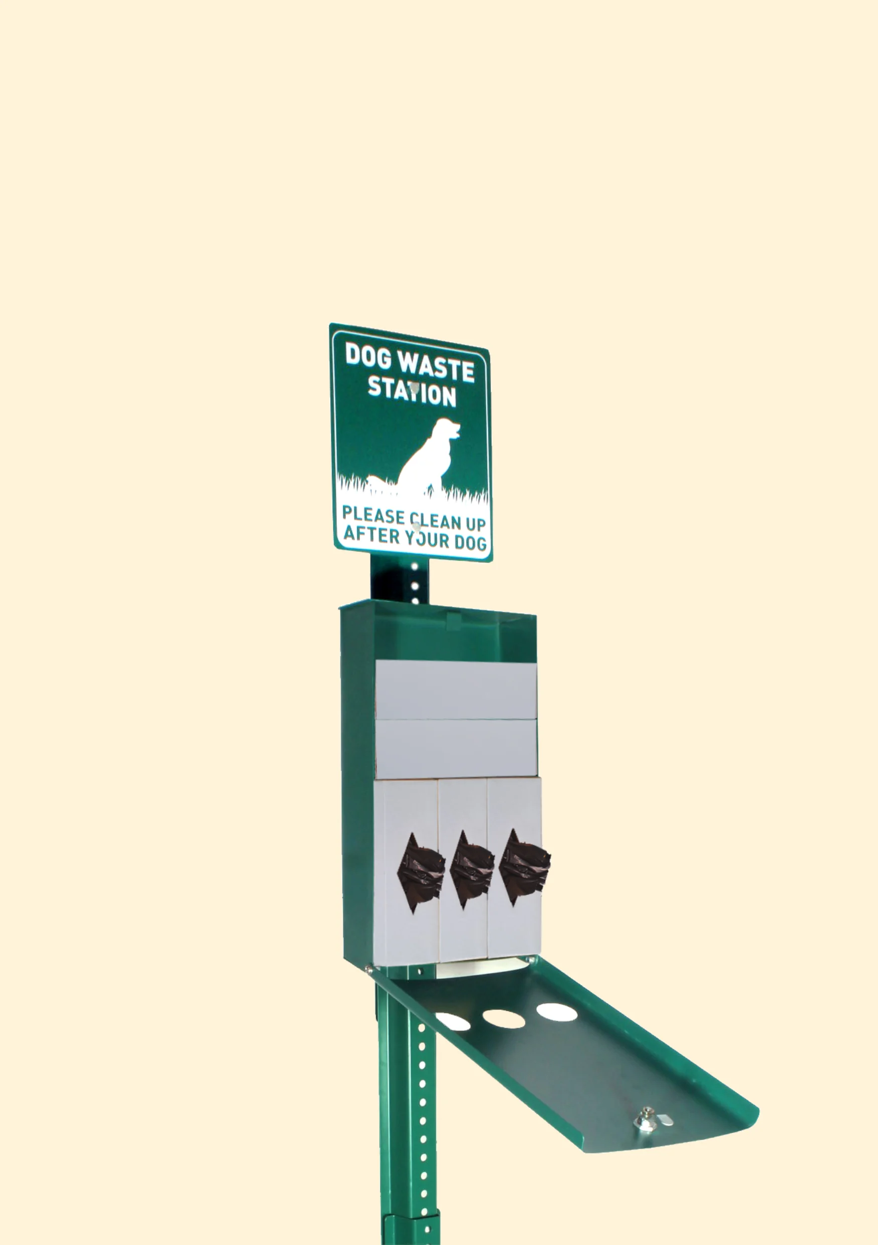 Roll Bag Dog Waste Station