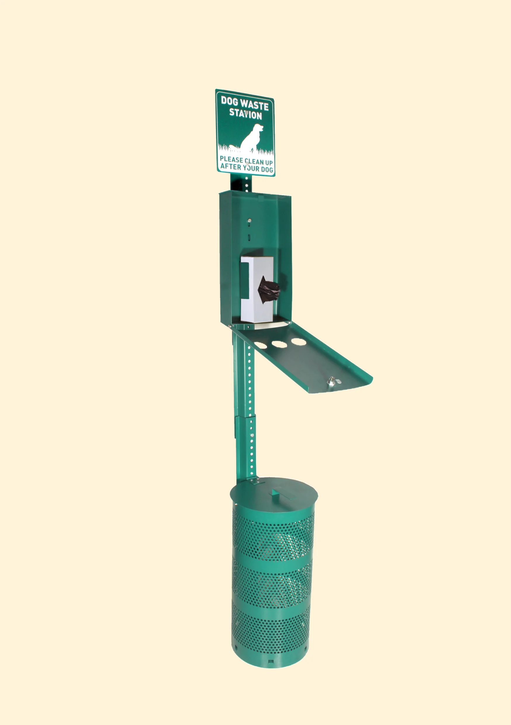 Roll Bag Dog Waste Station