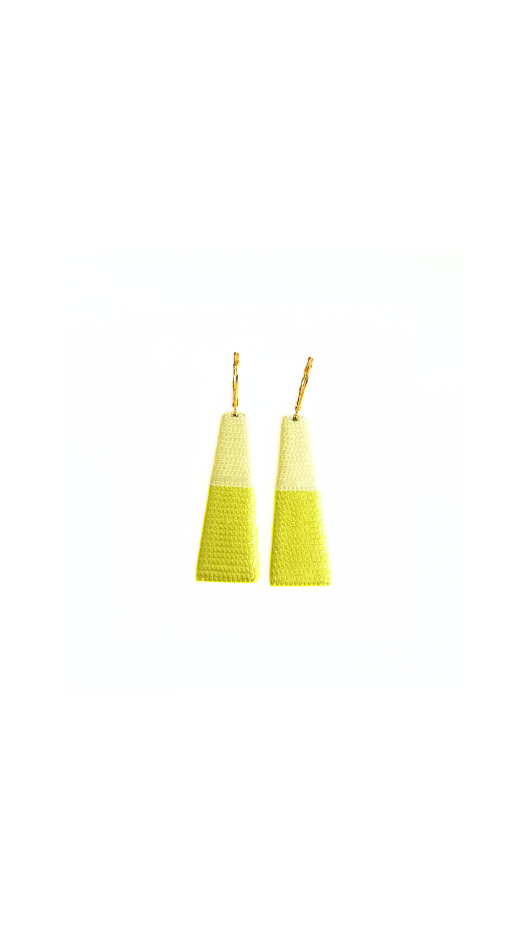 THOT. Boucles d'oreilles _ sable jaune citron