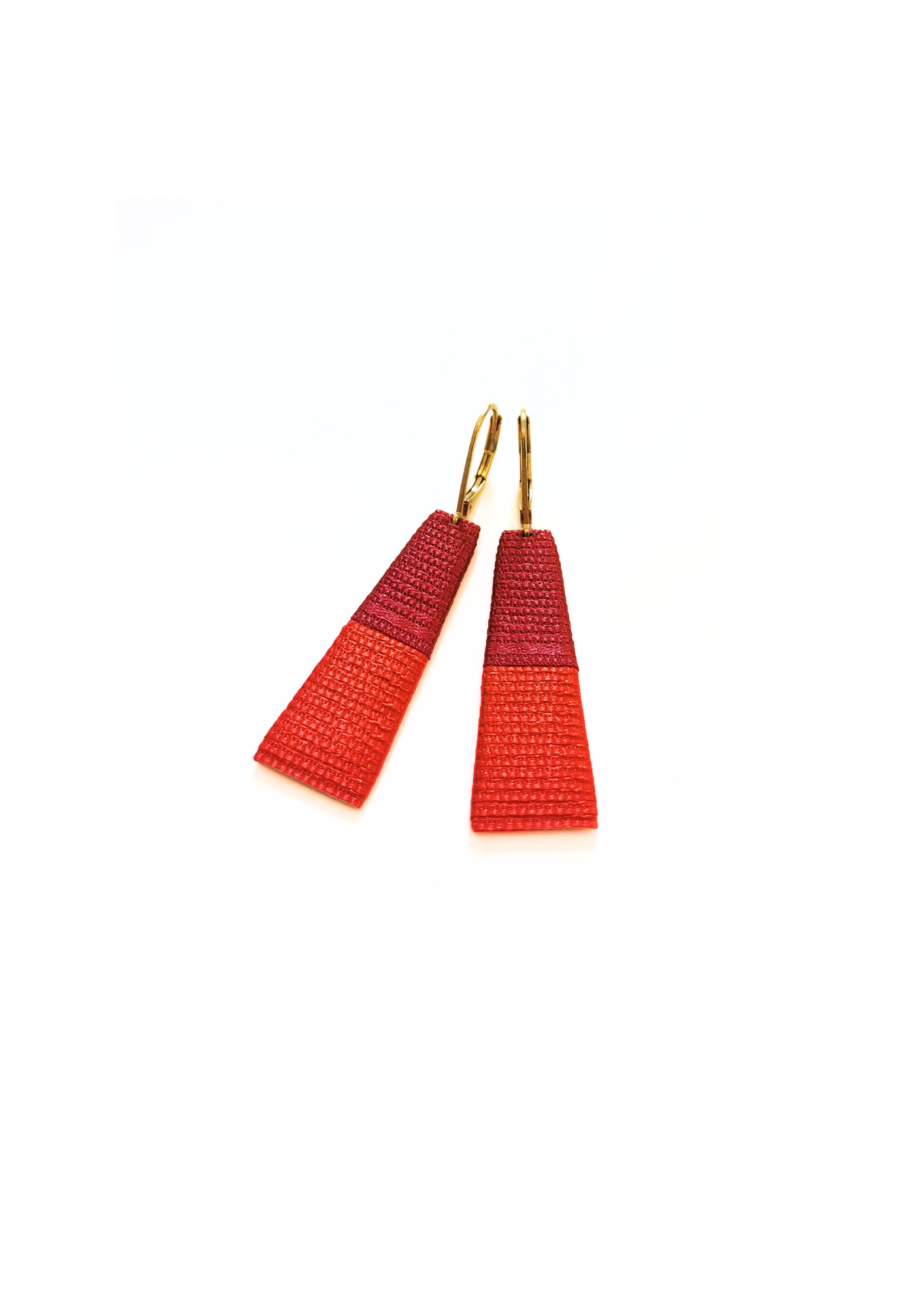 THOT. Boucles d'oreilles _ framboise rouge