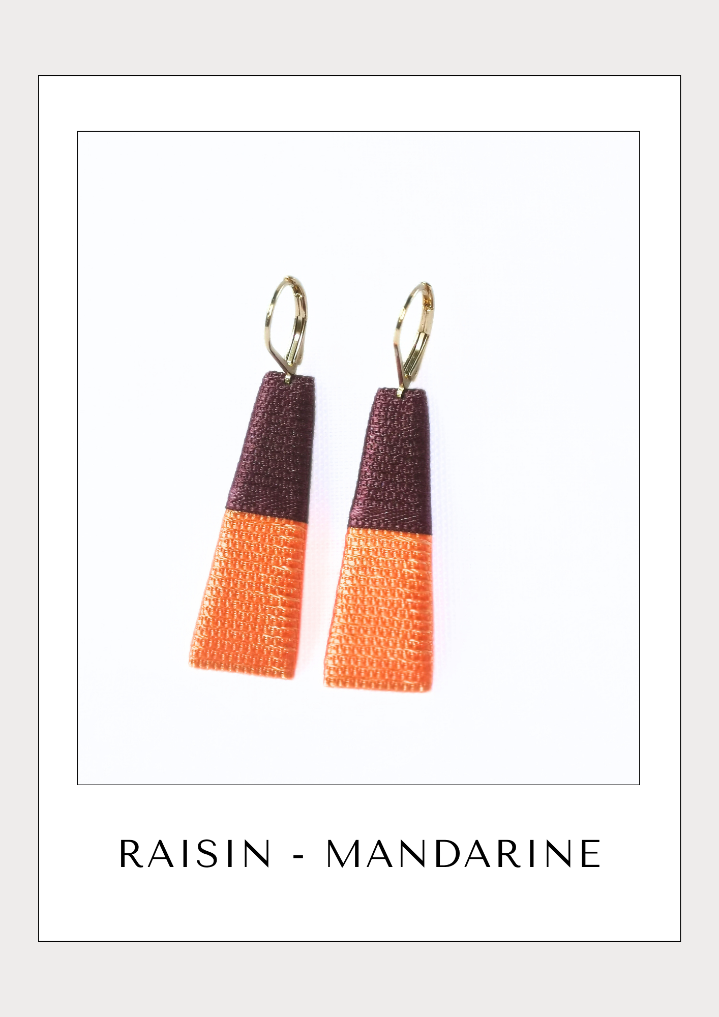 THOT. Boucles d'oreilles _ LES ORANGÉS