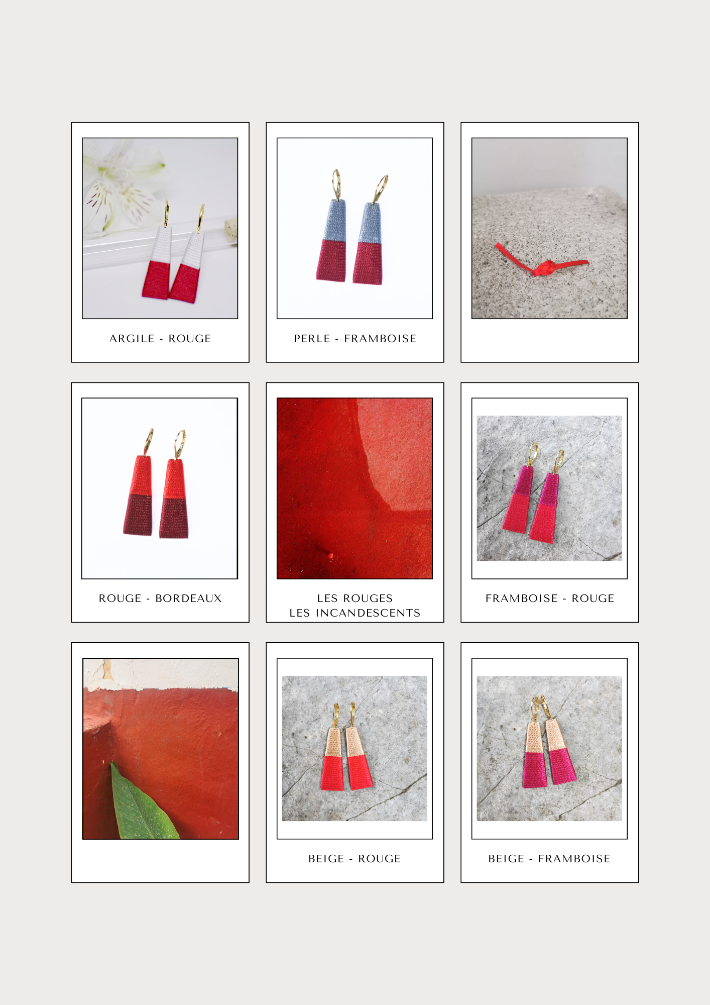Boucles d’oreilles Thot – LES ROUGES