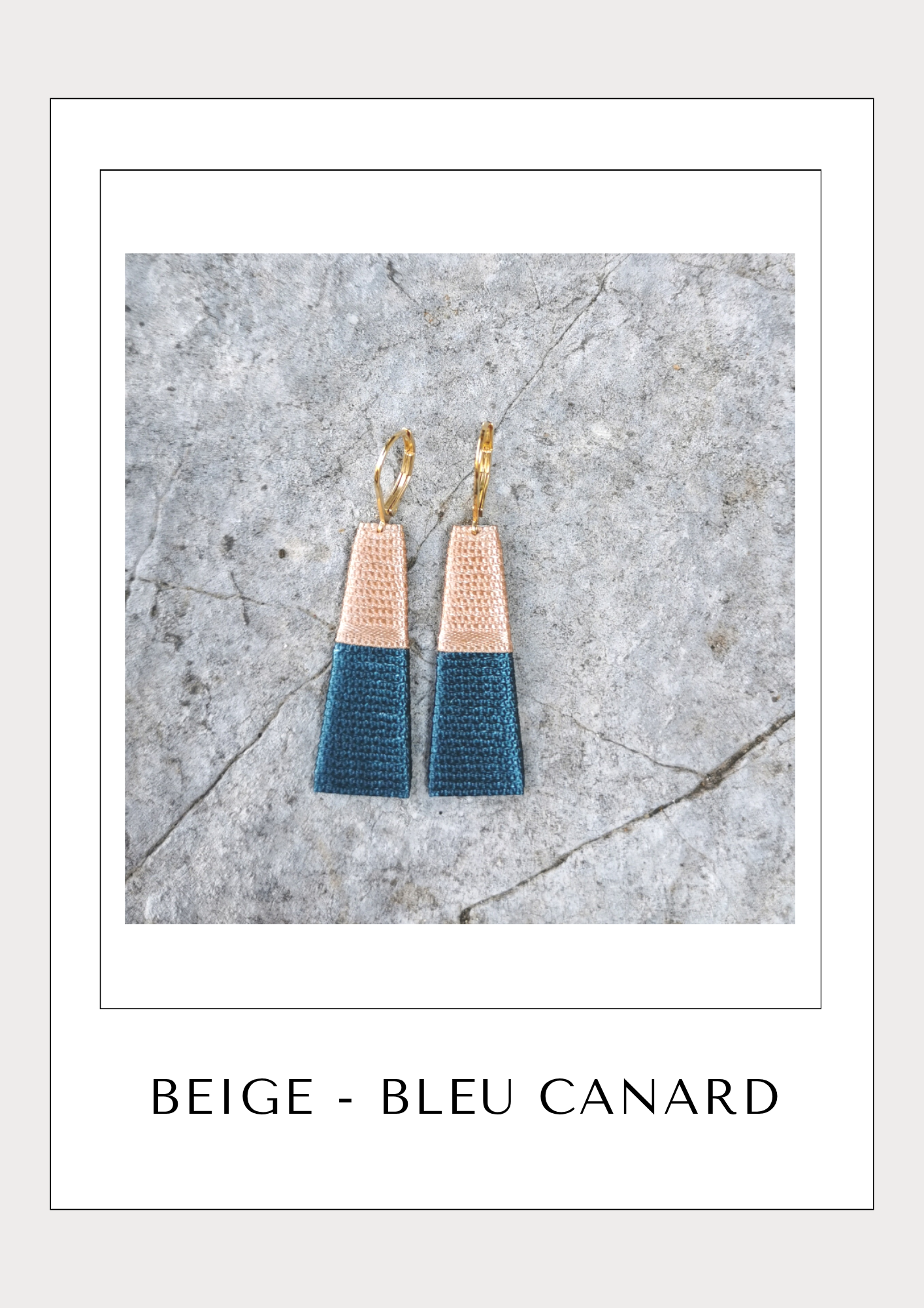 THOT. Boucles d'oreilles _ LES BLEUS
