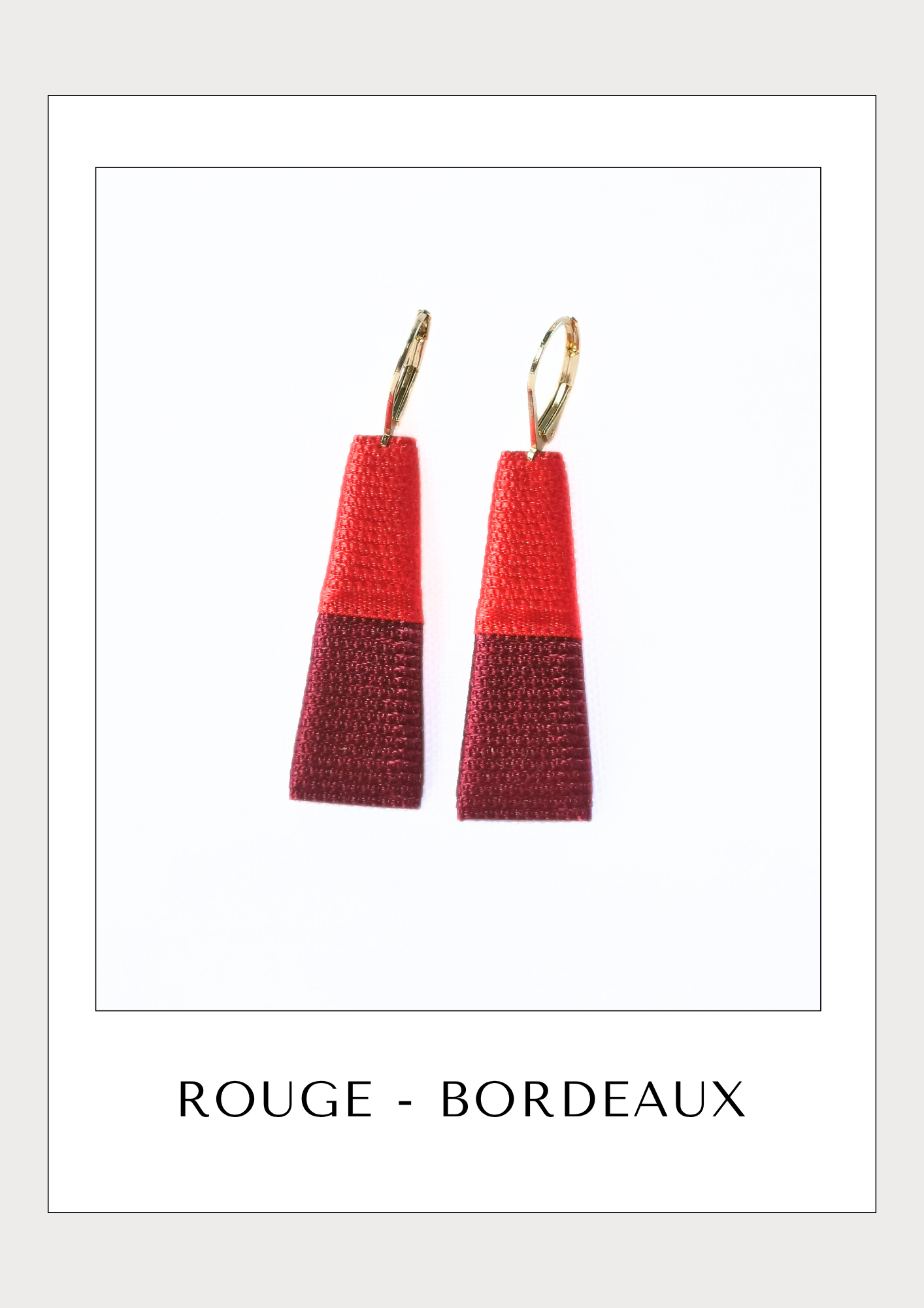 Boucles d’oreilles Thot – LES ROUGES