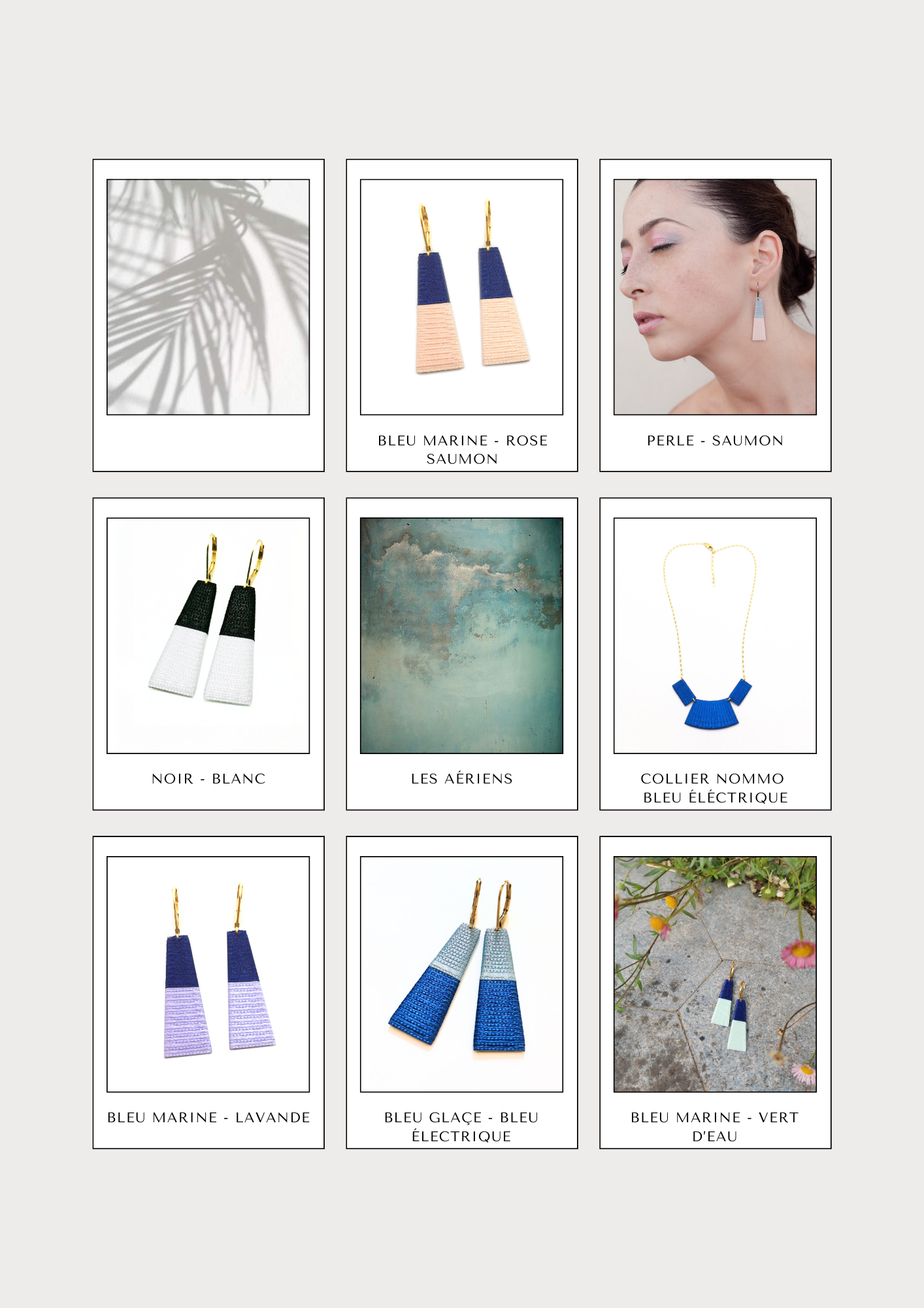 THOT. Boucles d'oreilles _ coloris à choisir