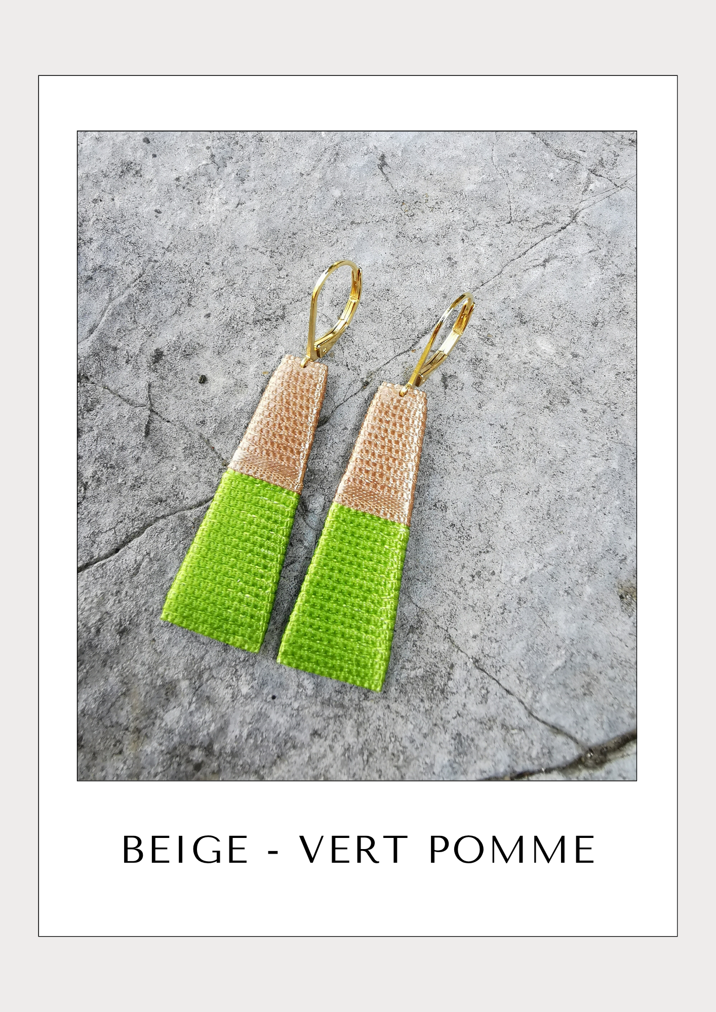 THOT. Boucles d'oreilles _ LES VERTS