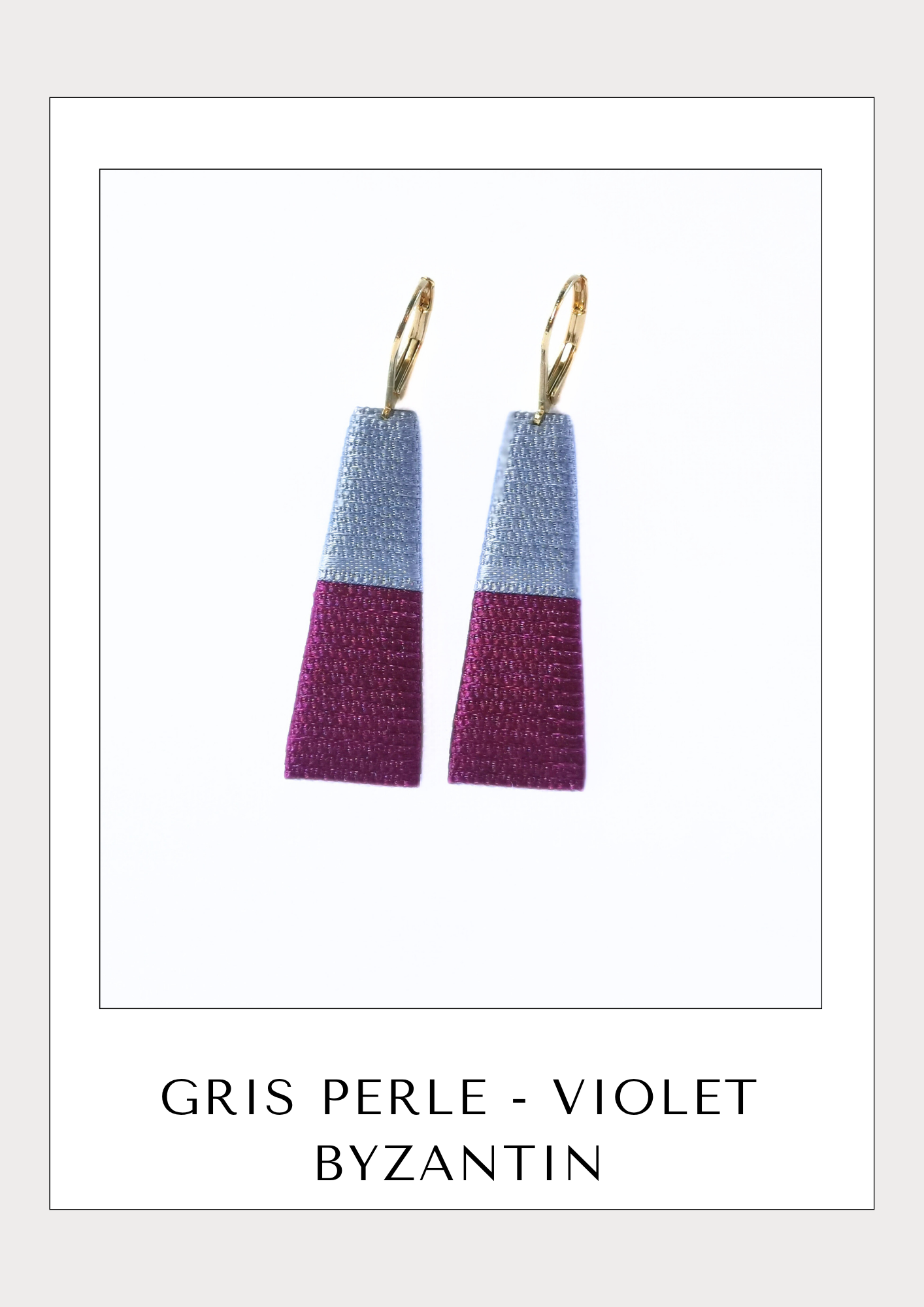 THOT. Boucles d'oreilles _ LES VIOLETS