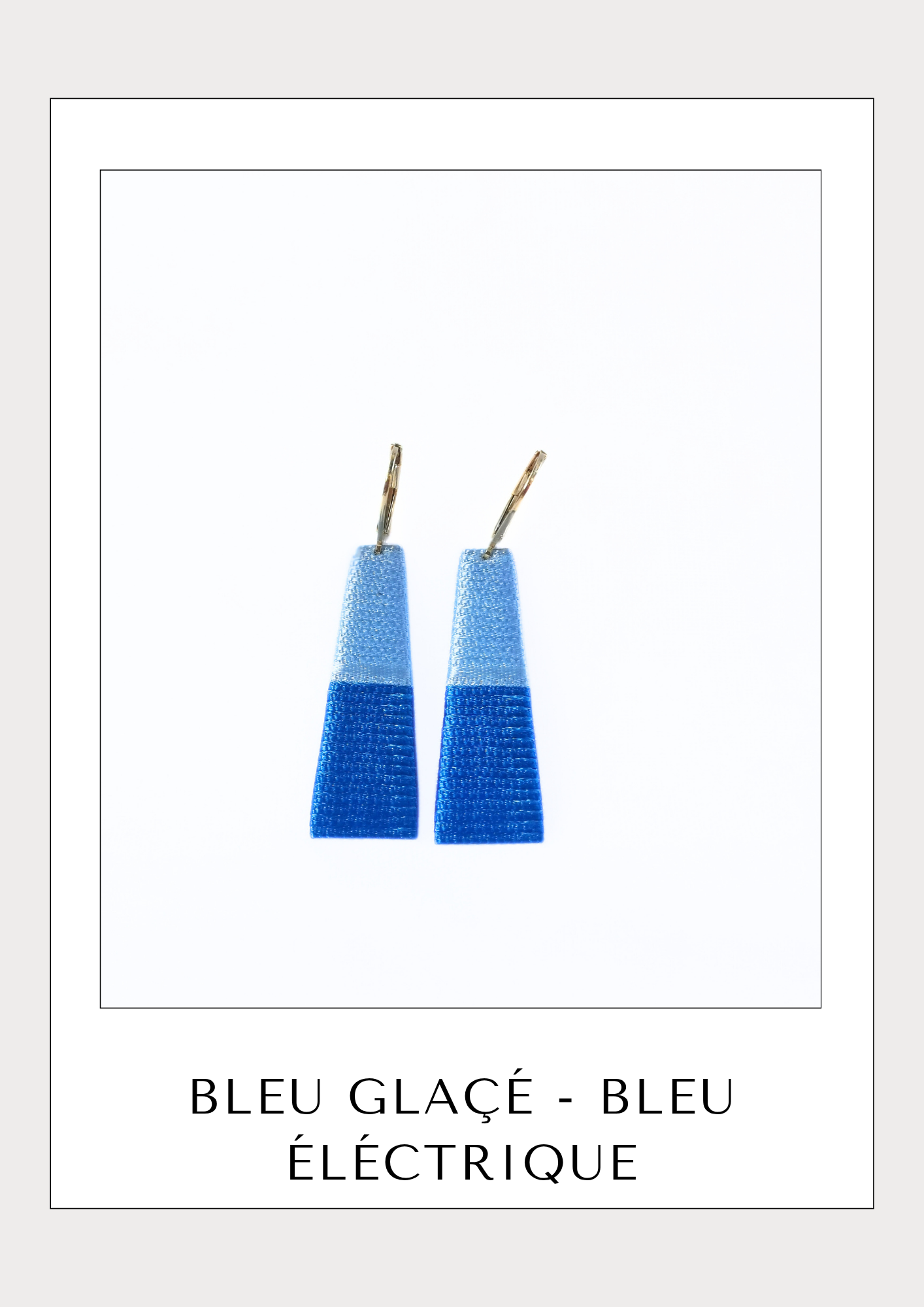 THOT. Boucles d'oreilles _ LES BLEUS