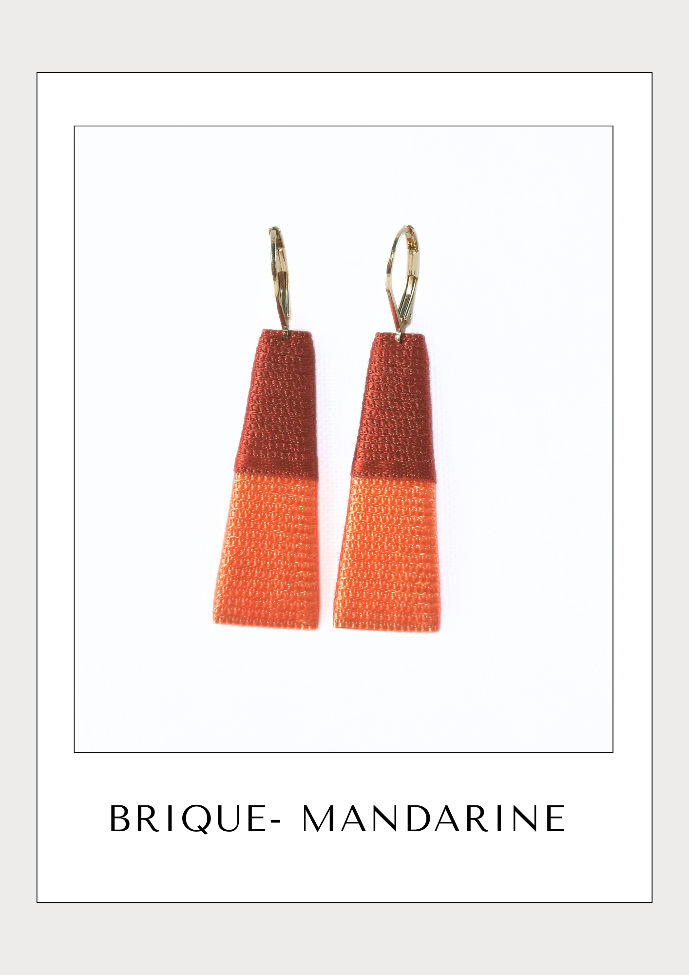 THOT. Boucles d'oreilles _ LES ORANGÉS