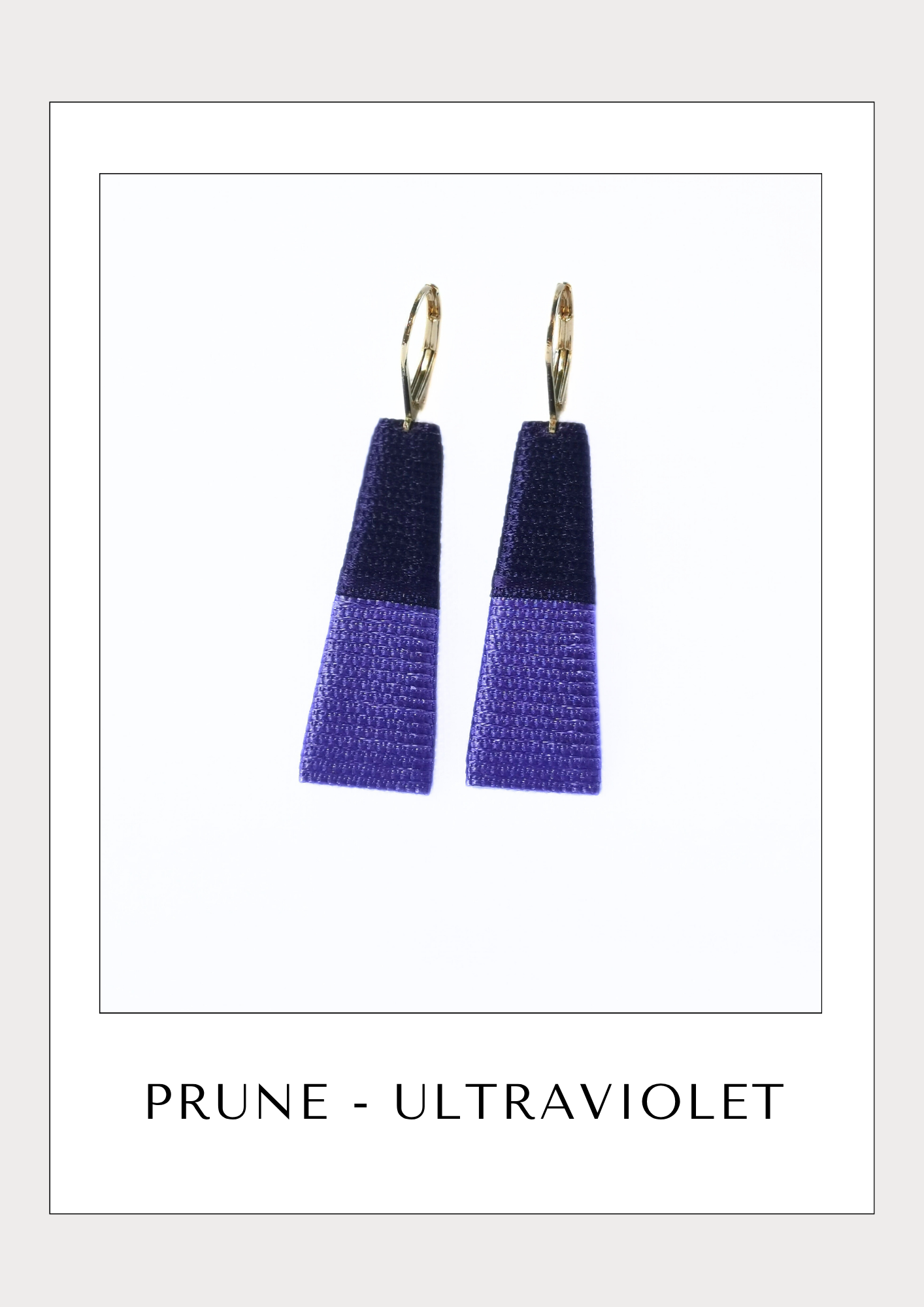 THOT. Boucles d'oreilles _ LES VIOLETS