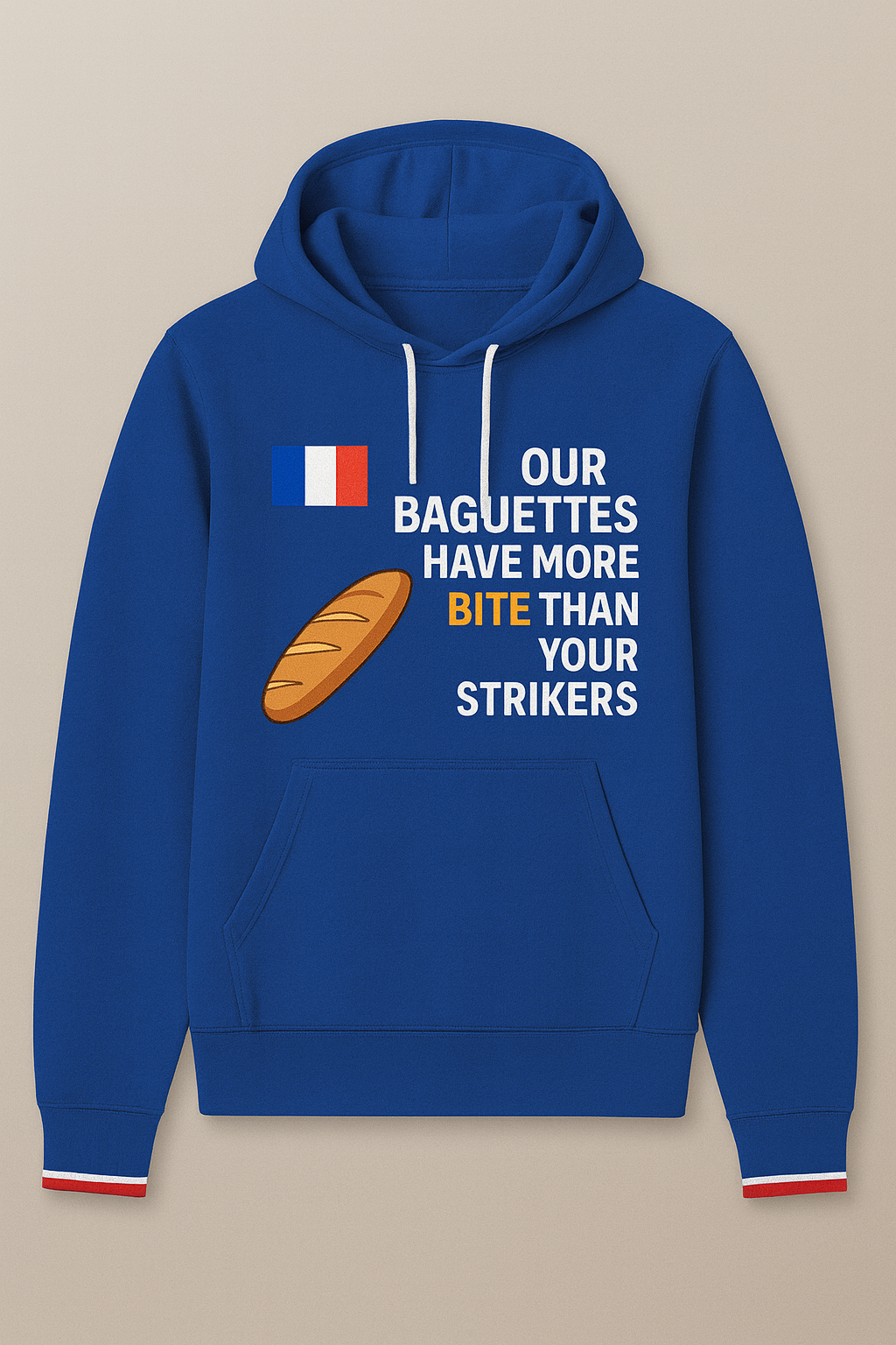 Baguette Bite – France Fan Hoodie